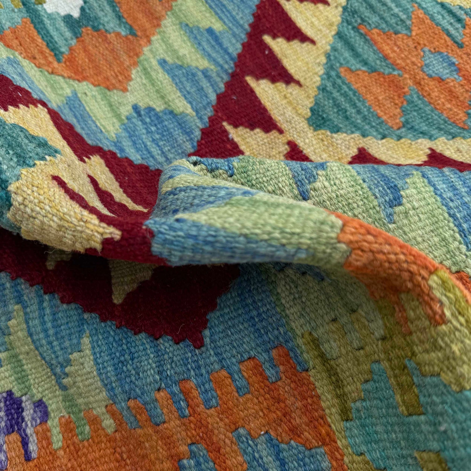 Vegetable Kilim Runner 2' 6" x 6' 6" (ft)- No. P37080