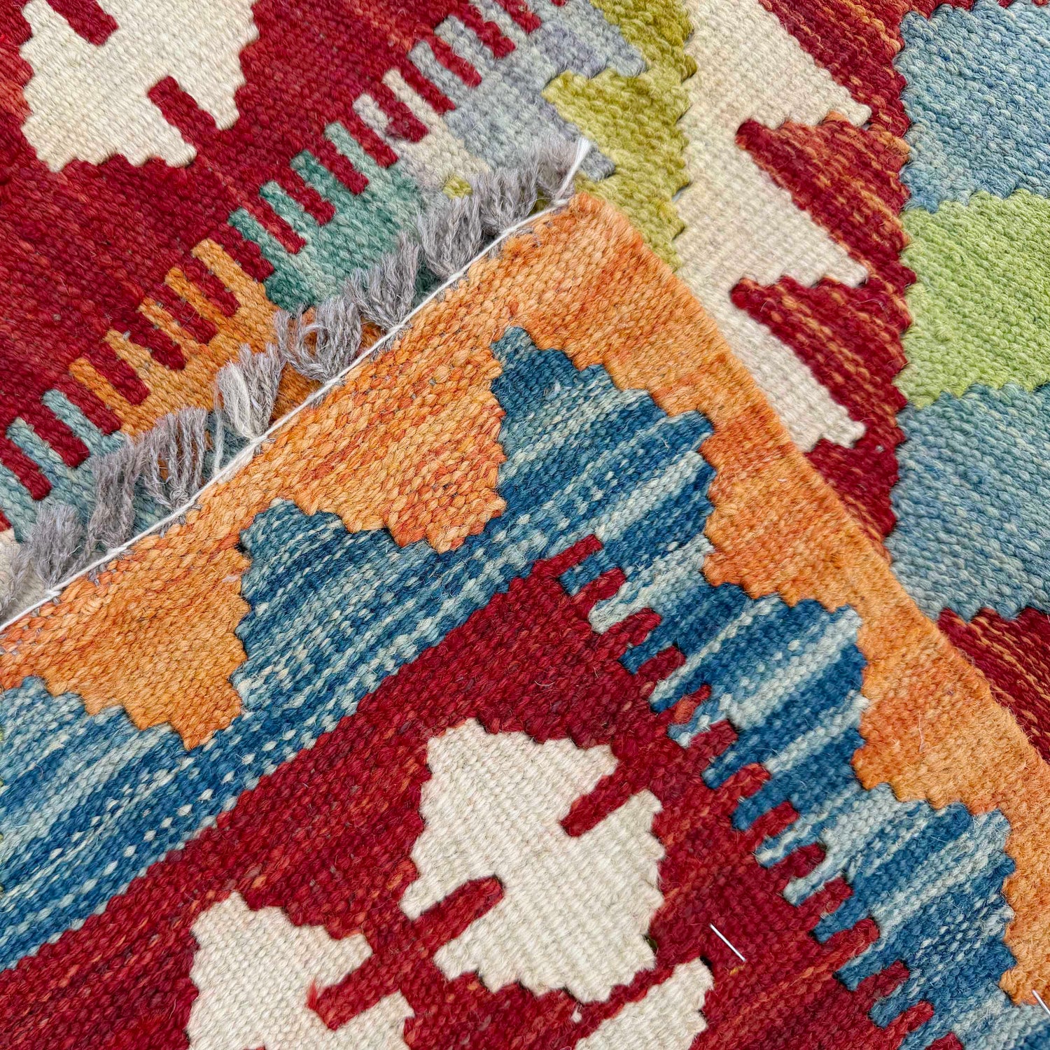 Vegetable Kelim Runner 2' 5" x 6' 6" (ft)- No. P37082
