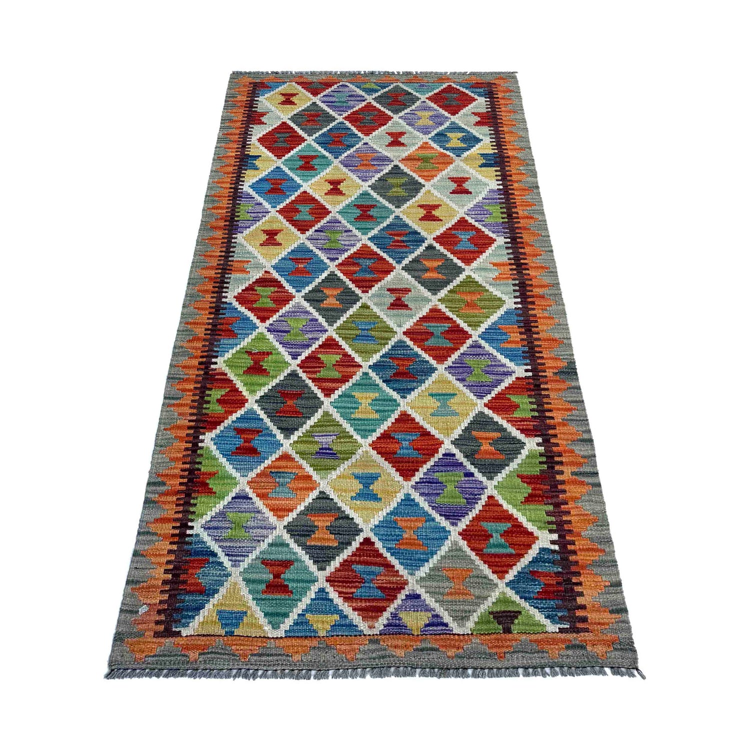 Vegetable Kilim Runner 2' 9" x 6' 4" (ft)- No. P37090