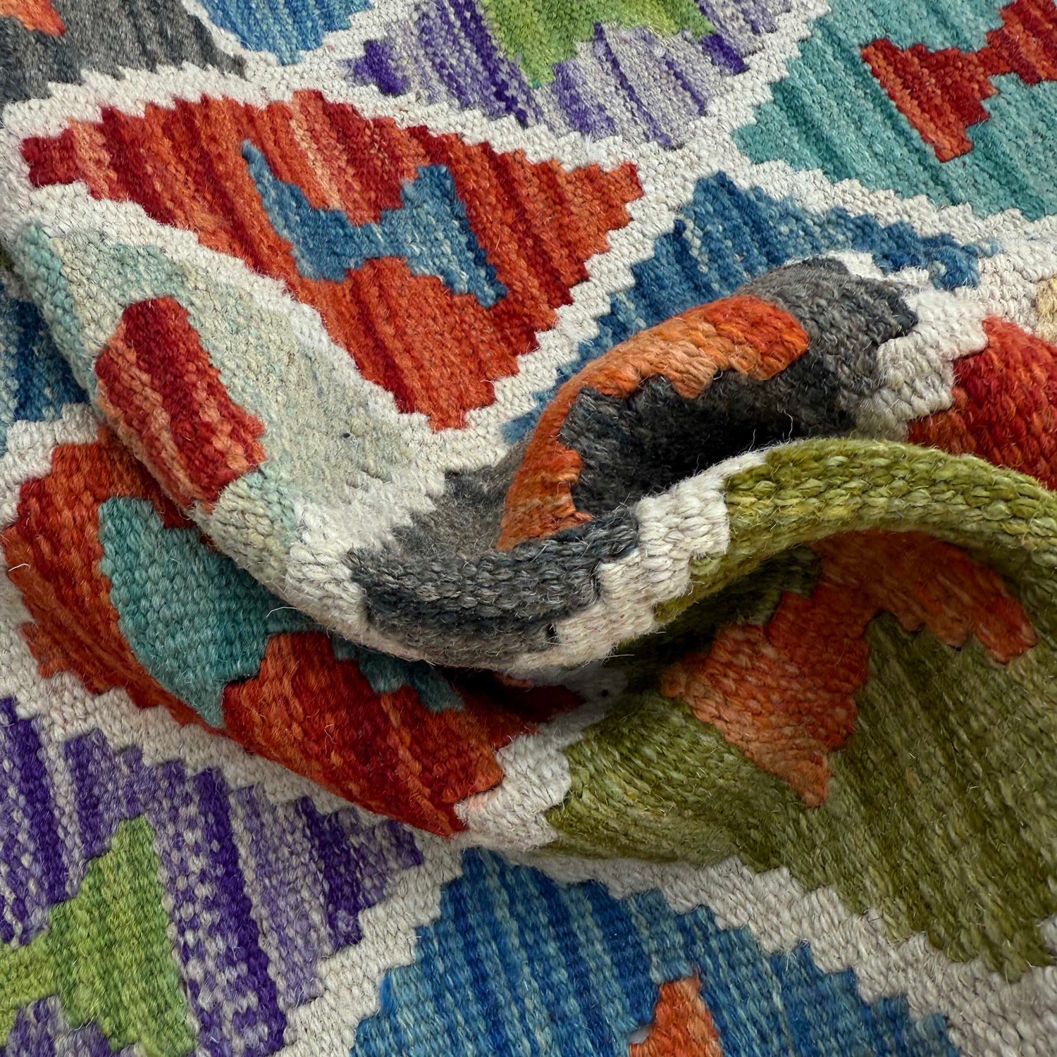 Vegetable Kilim Runner 2' 9" x 6' 4" (ft)- No. P37090