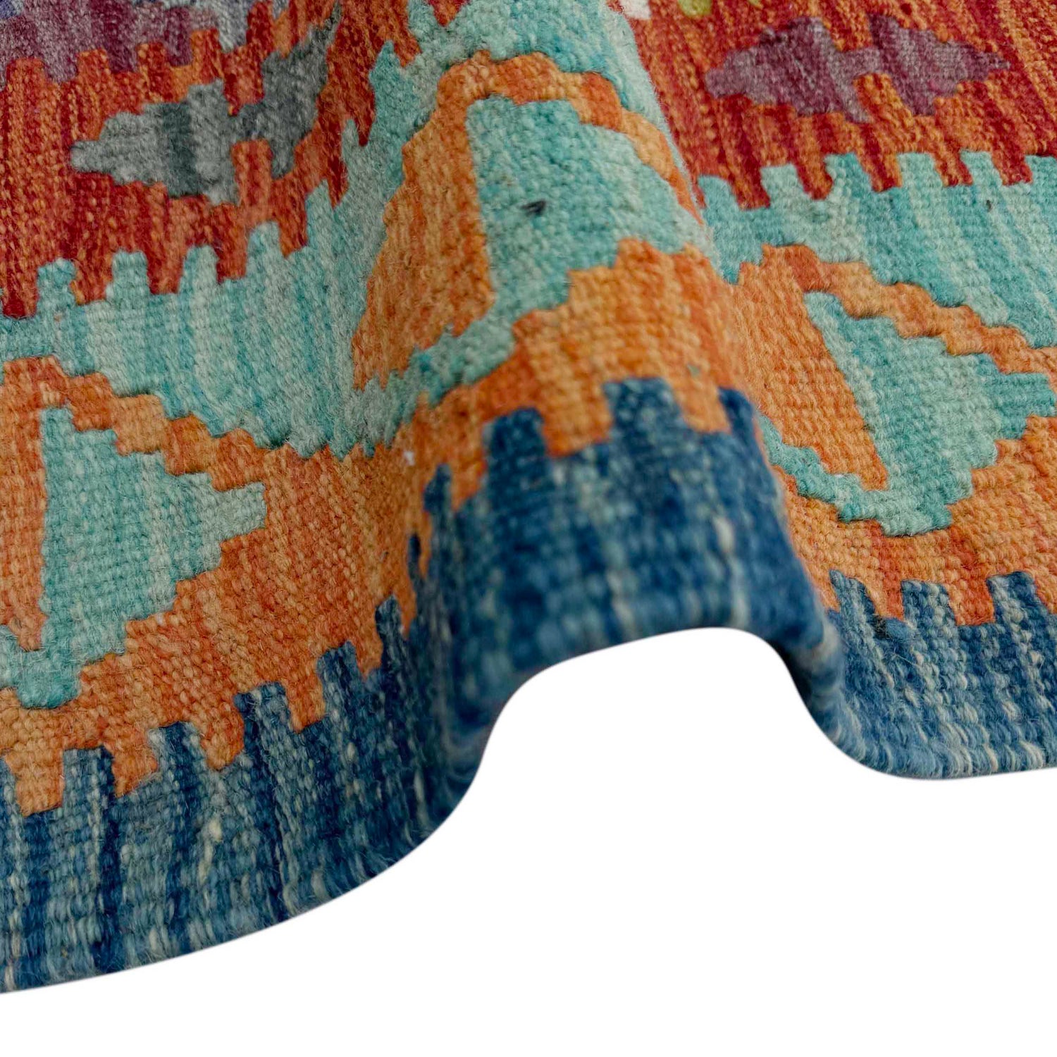 Vegetable Kelim Runner 2' 6" x 6' 5" (ft)- No. P37094