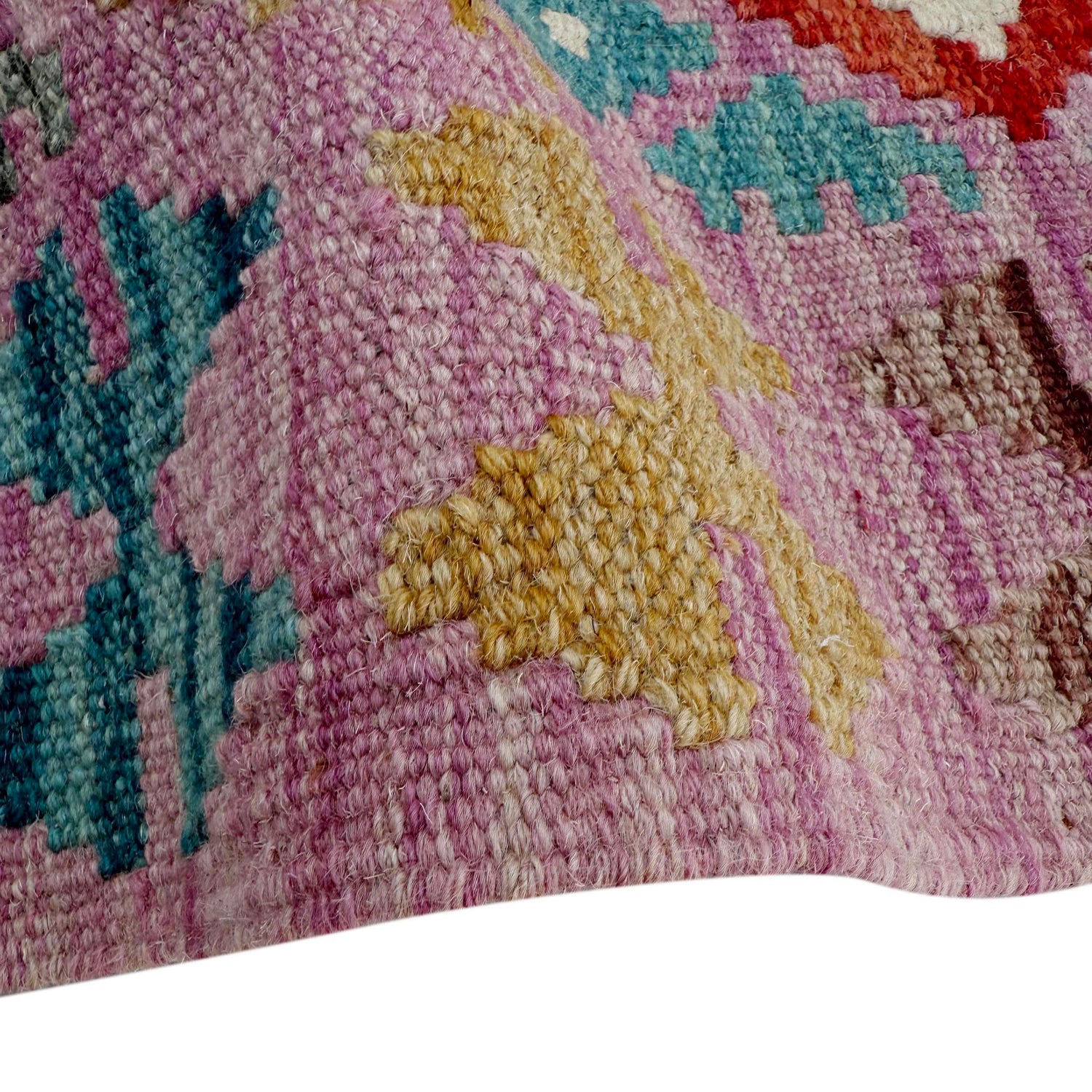 Handmade Vegetable Kelim 2' 7" x 3' 11" (ft) - No. P37098
