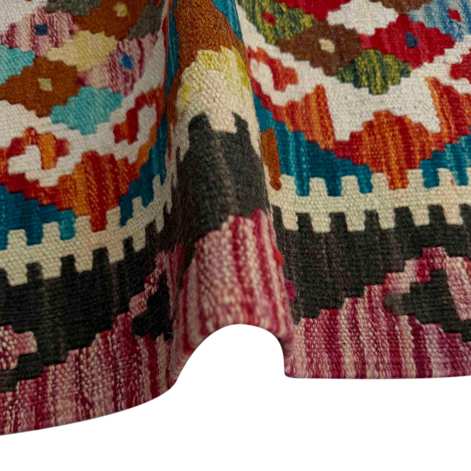 Handmade Vegetable Kelim 2' 8" x 4' 1" (ft) - No. P37103