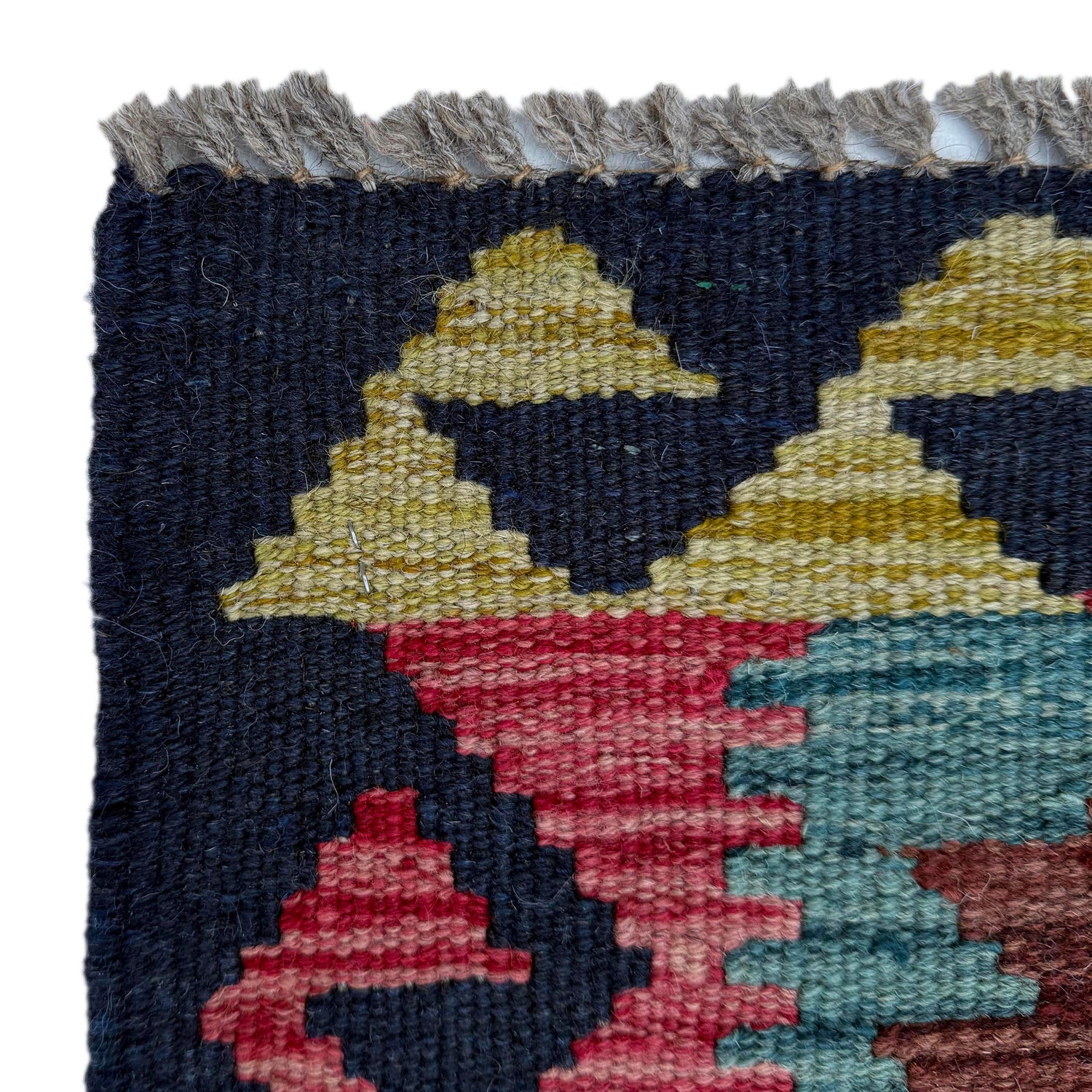 Handmade Vegetable Kelim 2' 10" x 3' 11" (ft) - No. P37104