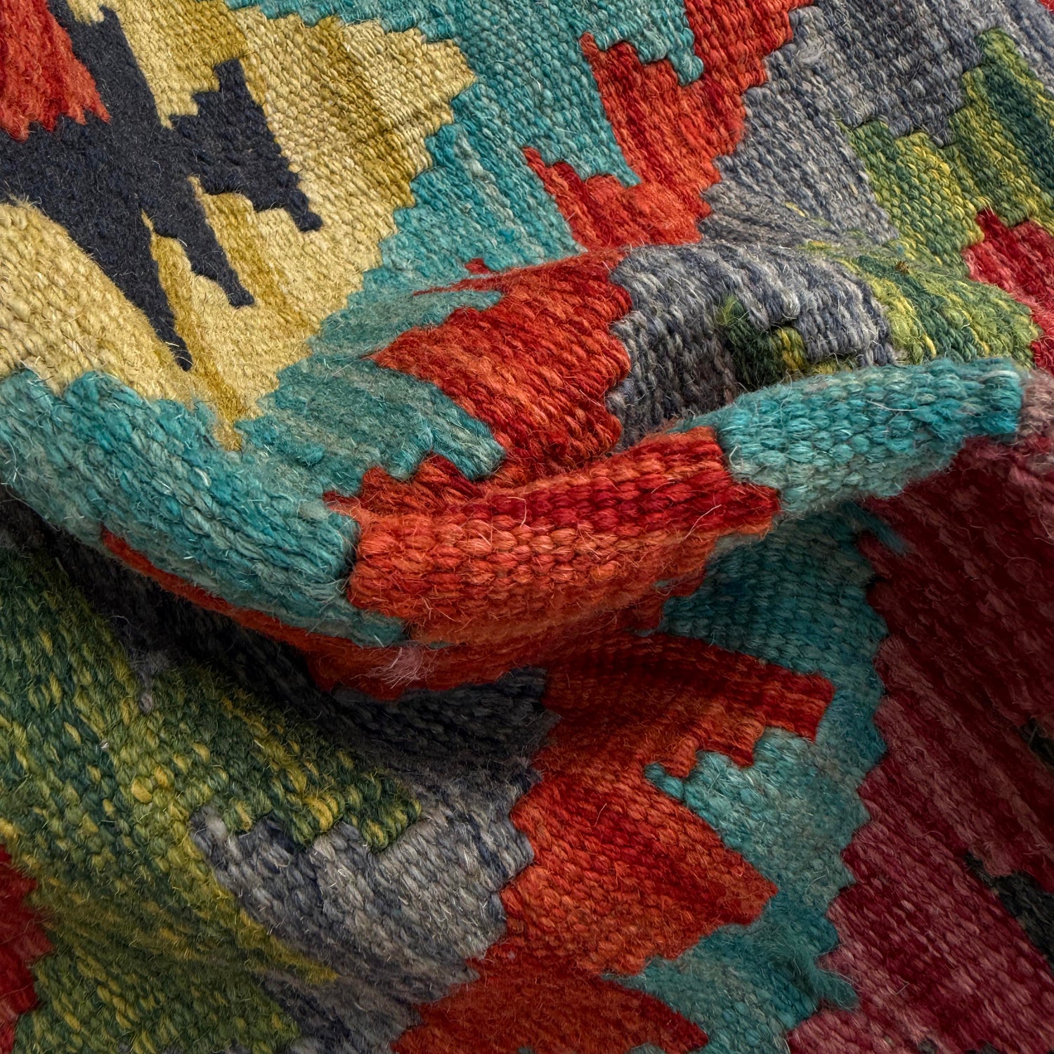 Handmade Vegetable Kilim 2' 10" x 4' 0" (ft) - No. P37107