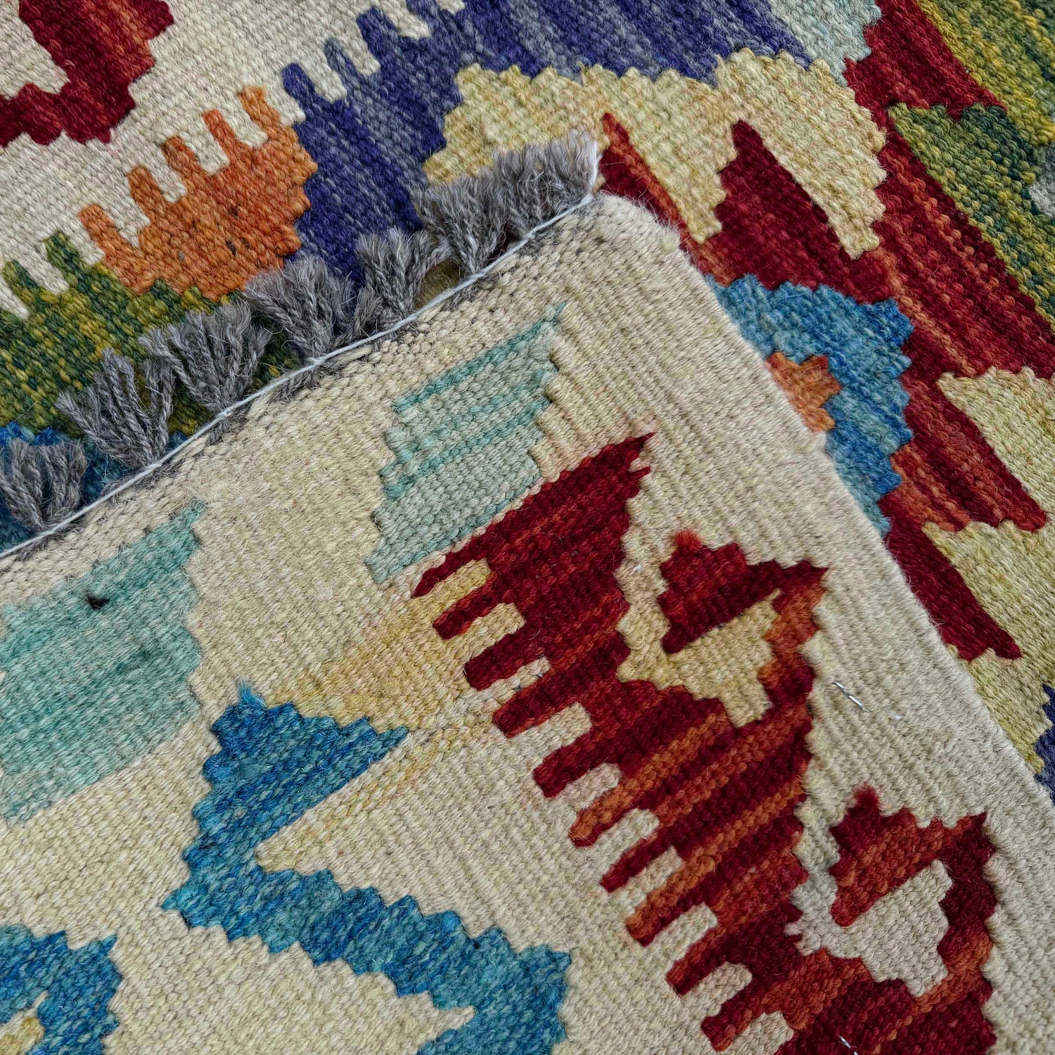 Vegetable Kilim Runner 2' 6" x 6' 5" (ft)- No. P37117