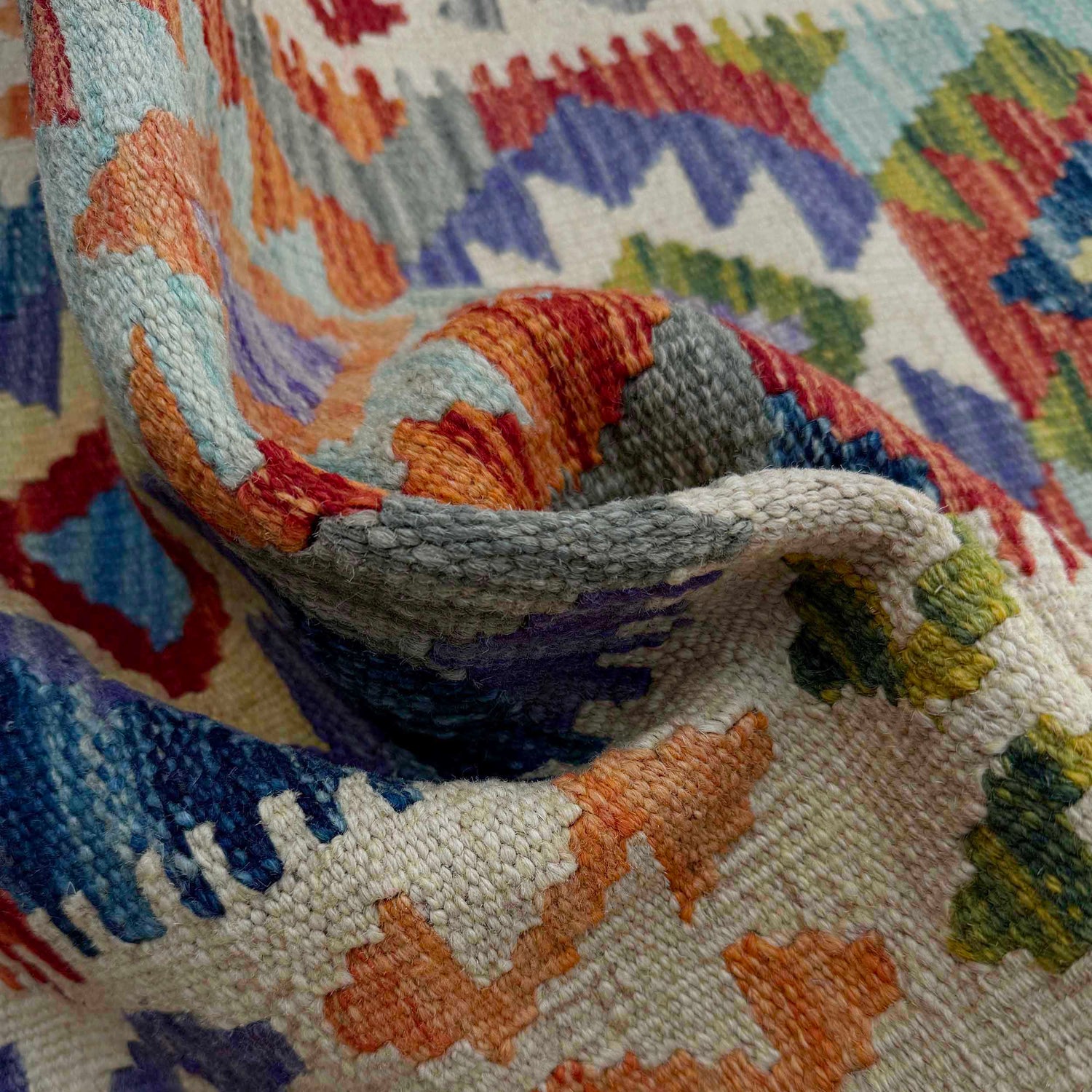 Vegetable Kilim Runner 2' 6" x 6' 5" (ft)- No. P37117