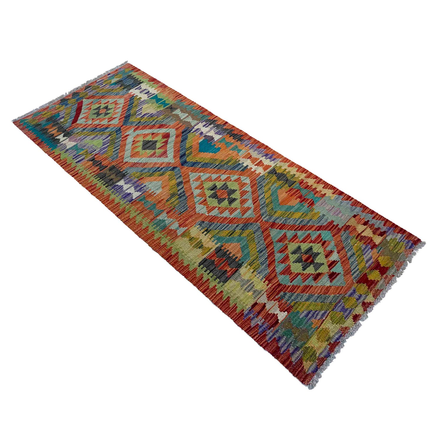 Vegetable Kilim Runner 2' 5" x 6' 9" (ft)- No. P37119