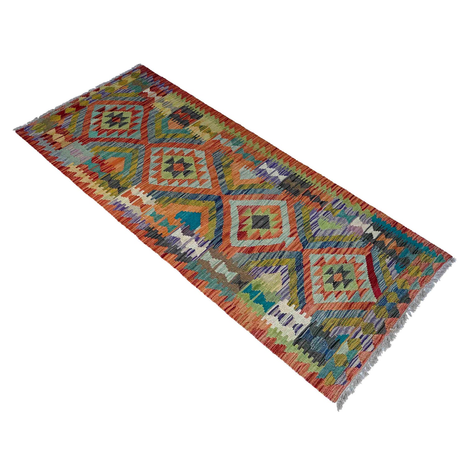 Vegetable Kilim Runner 2' 5" x 6' 9" (ft)- No. P37119