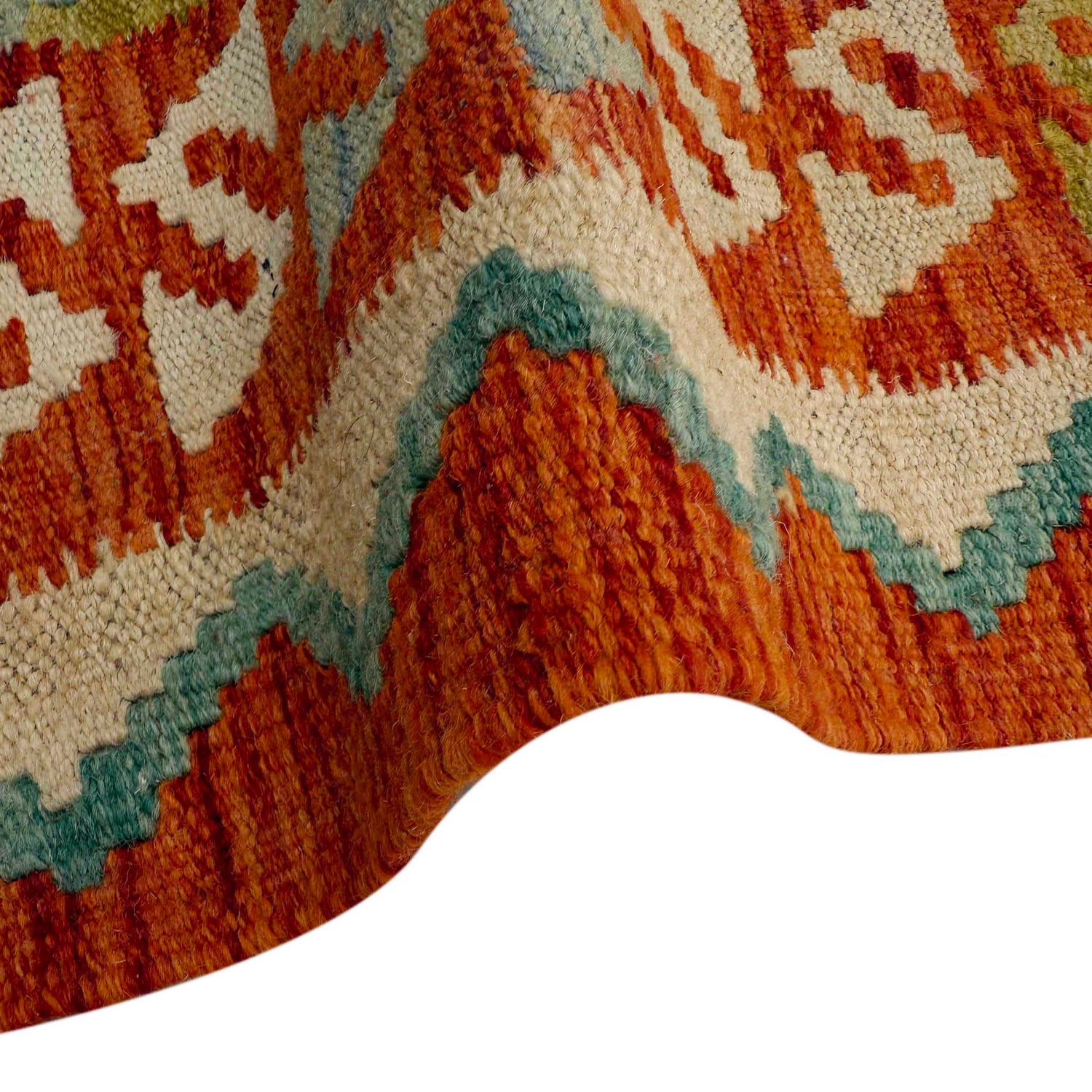 Vegetable Kelim Runner 2' 6" x 6' 8" (ft)- No. P37121