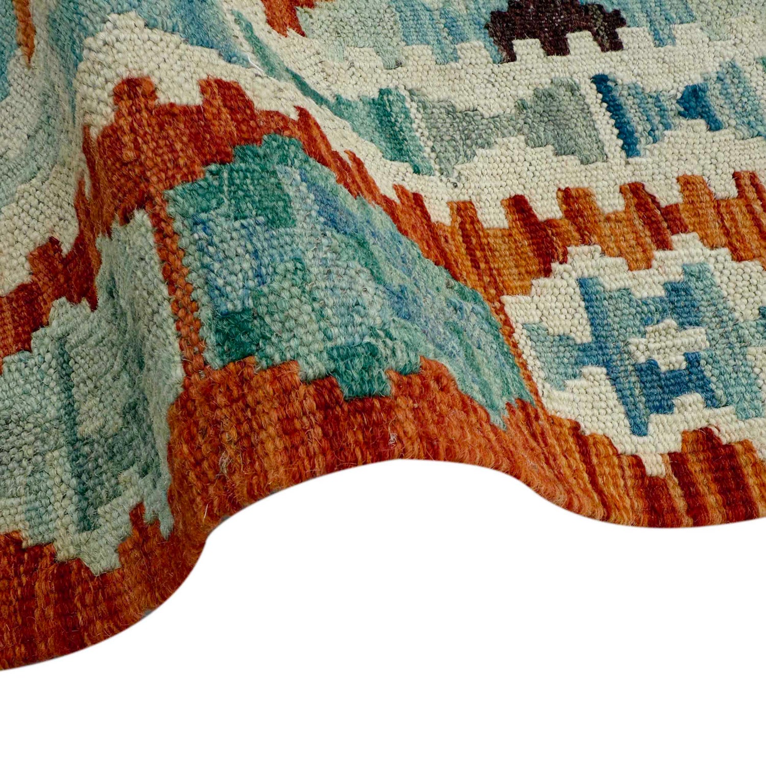 Vegetable Kilim Runner 2' 6" x 6' 7" (ft)- No. P37123