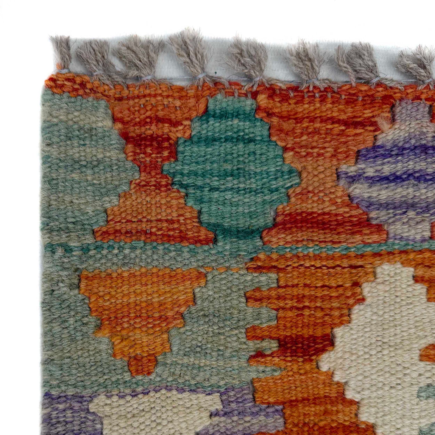 Vegetable Kelim Runner 2' 5" x 6' 7" (ft)- No. P37124