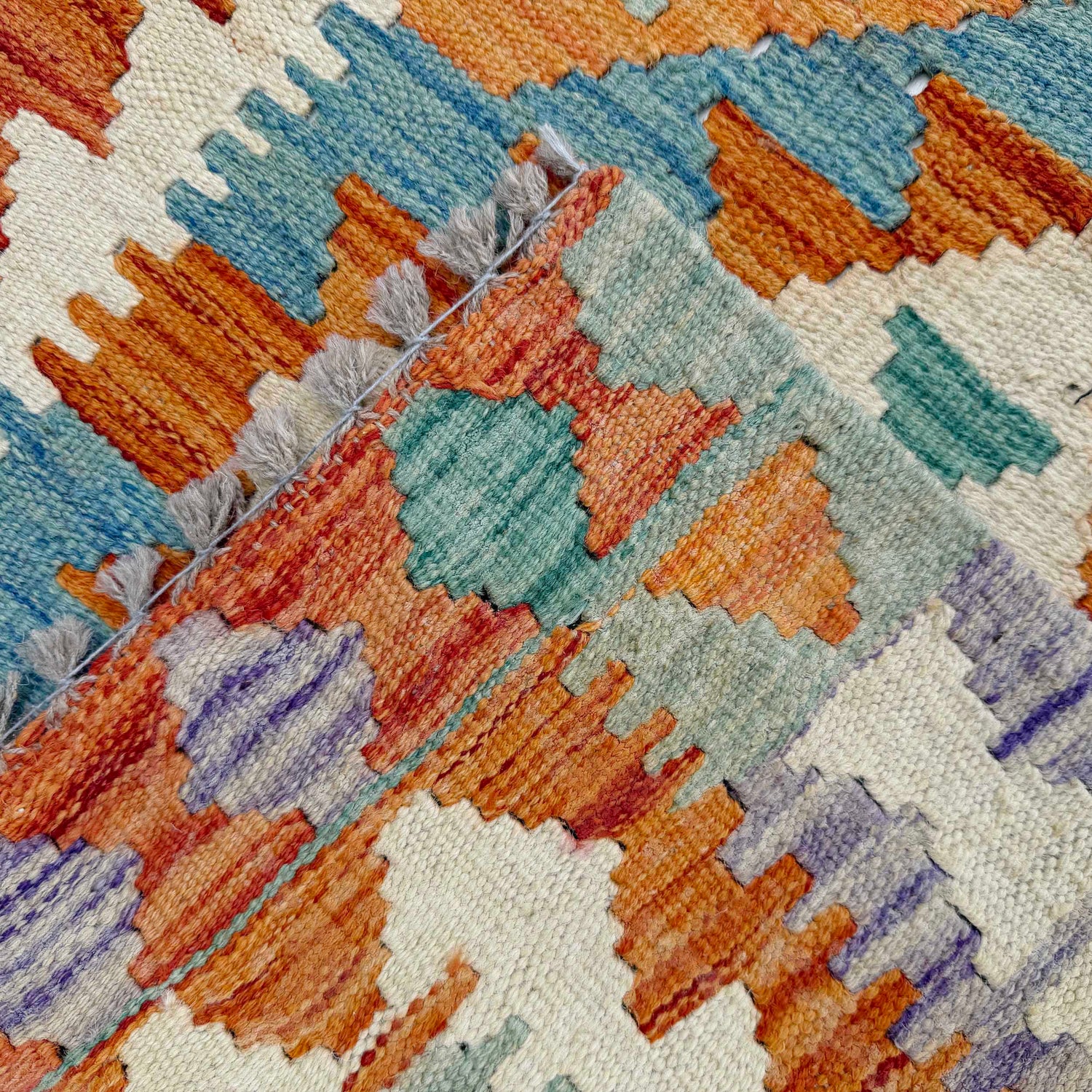 Vegetable Kelim Runner 2' 5" x 6' 7" (ft)- No. P37124