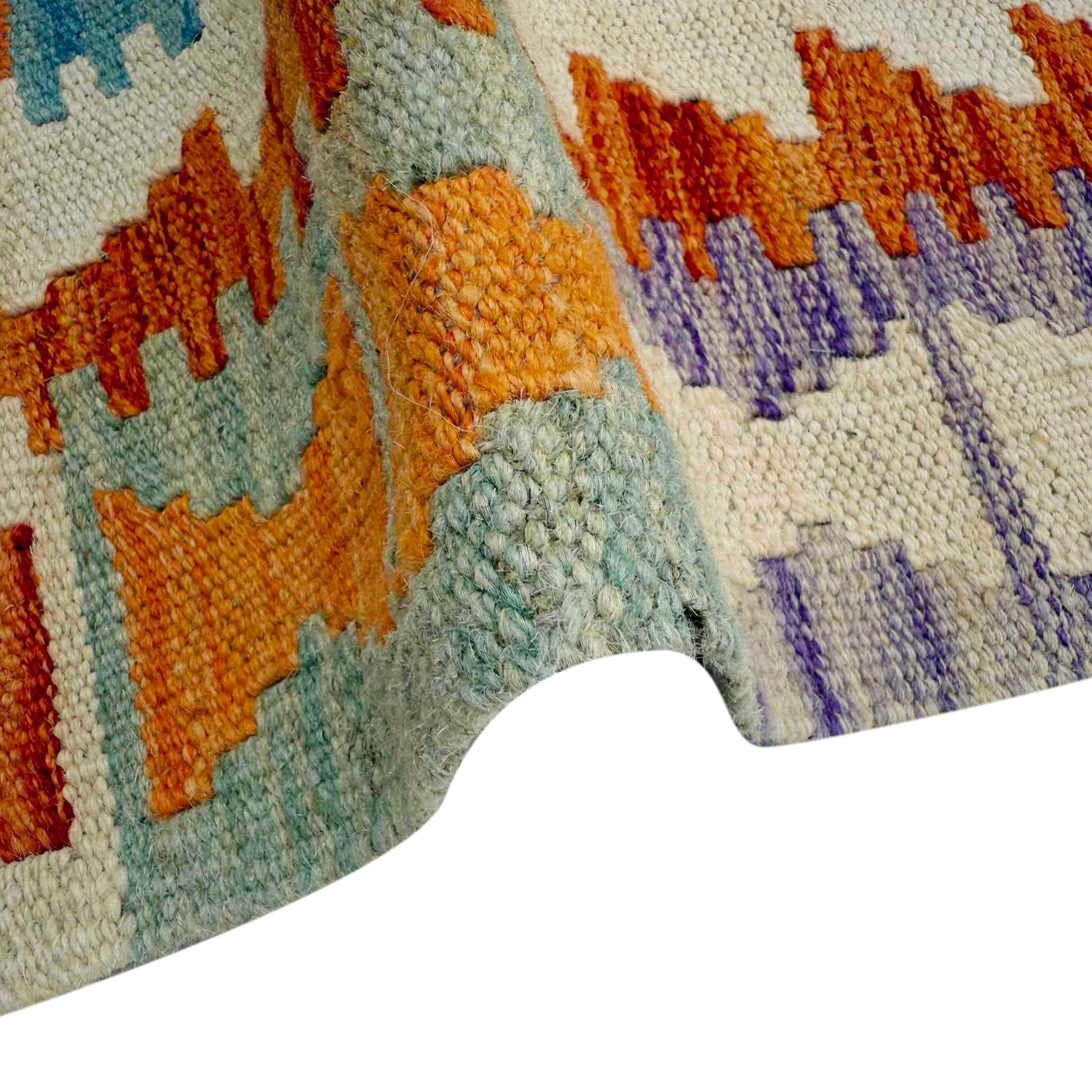 Vegetable Kelim Runner 2' 5" x 6' 7" (ft)- No. P37124