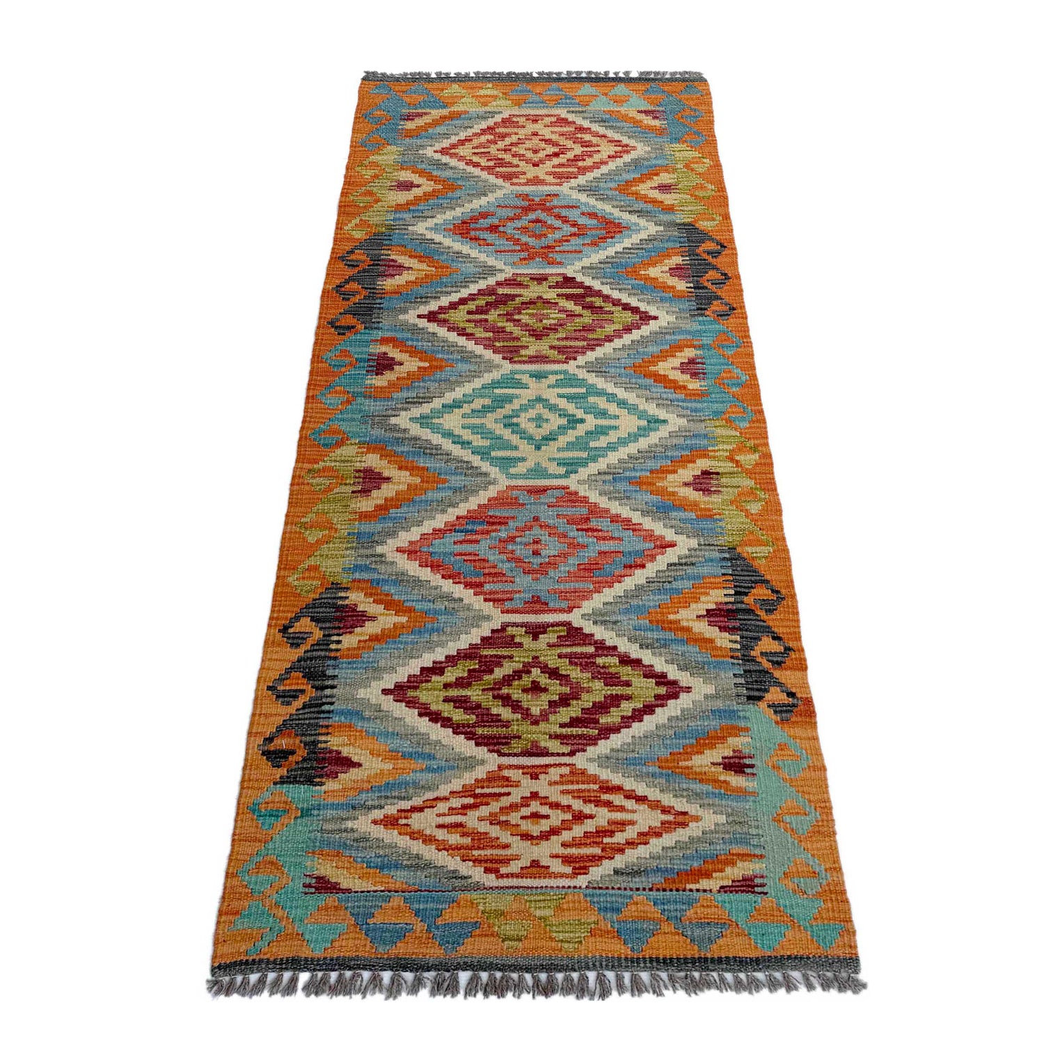 Vegetable Kilim Runner 2' 4" x 6' 3" (ft)- No. P37126