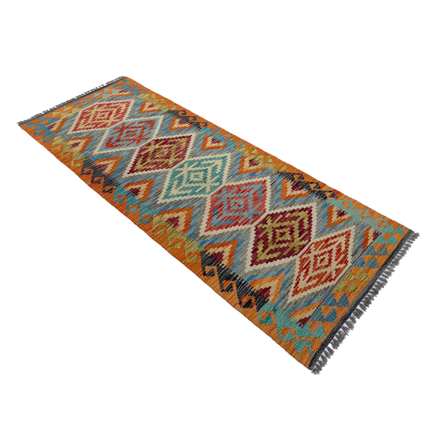 Vegetable Kilim Runner 2' 4" x 6' 3" (ft)- No. P37126