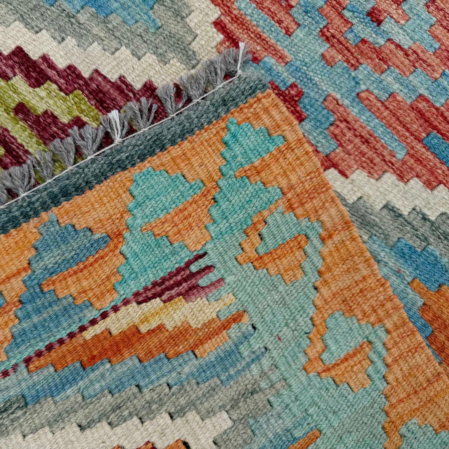 Vegetable Kilim Runner 2' 4" x 6' 3" (ft)- No. P37126
