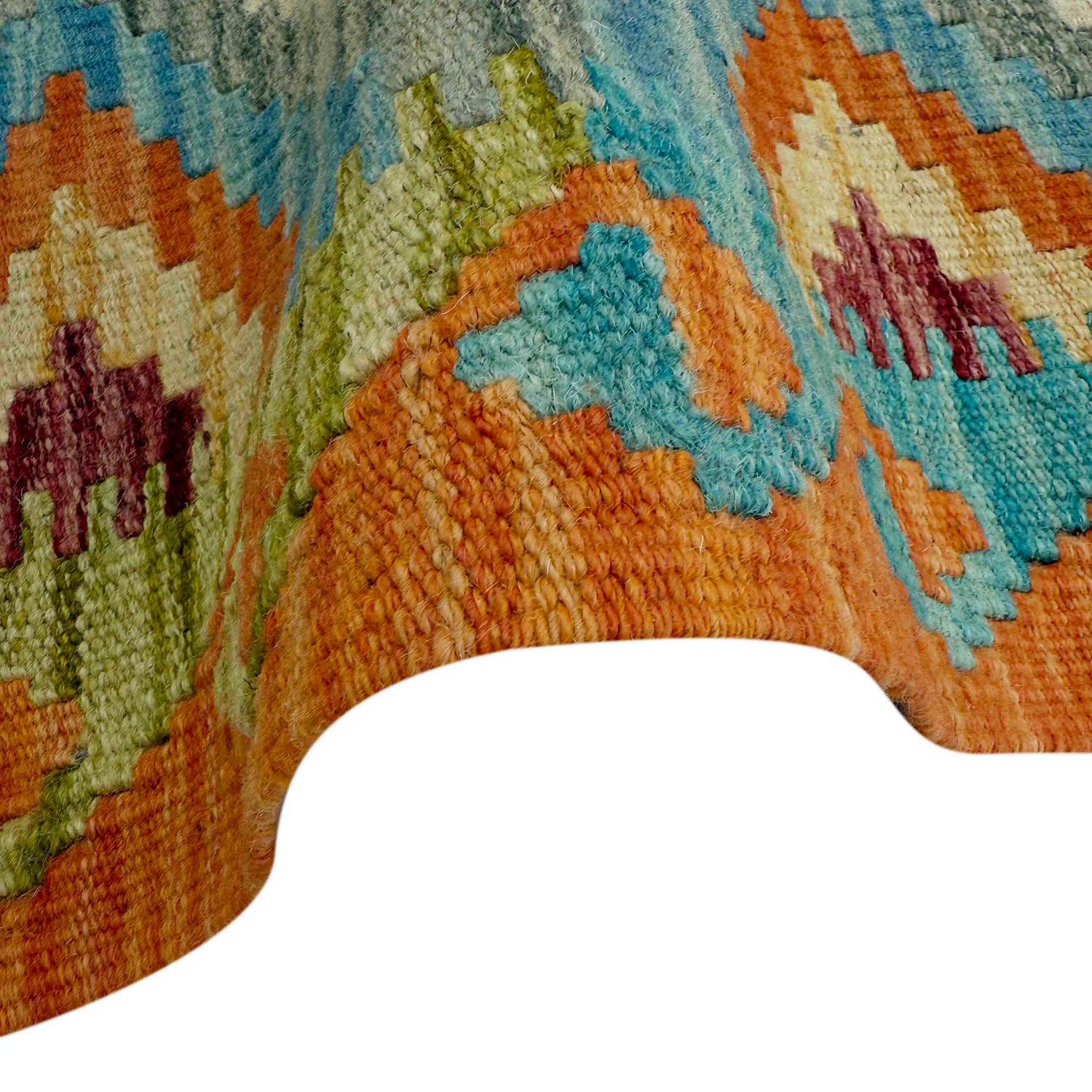 Vegetable Kilim Runner 2' 4" x 6' 3" (ft)- No. P37126