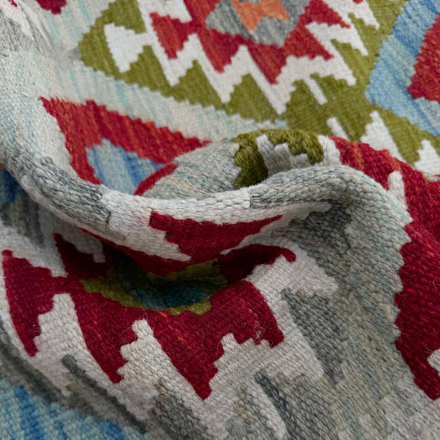 Vegetable Kilim Runner 2' 6" x 6' 6" (ft)- No. P37127