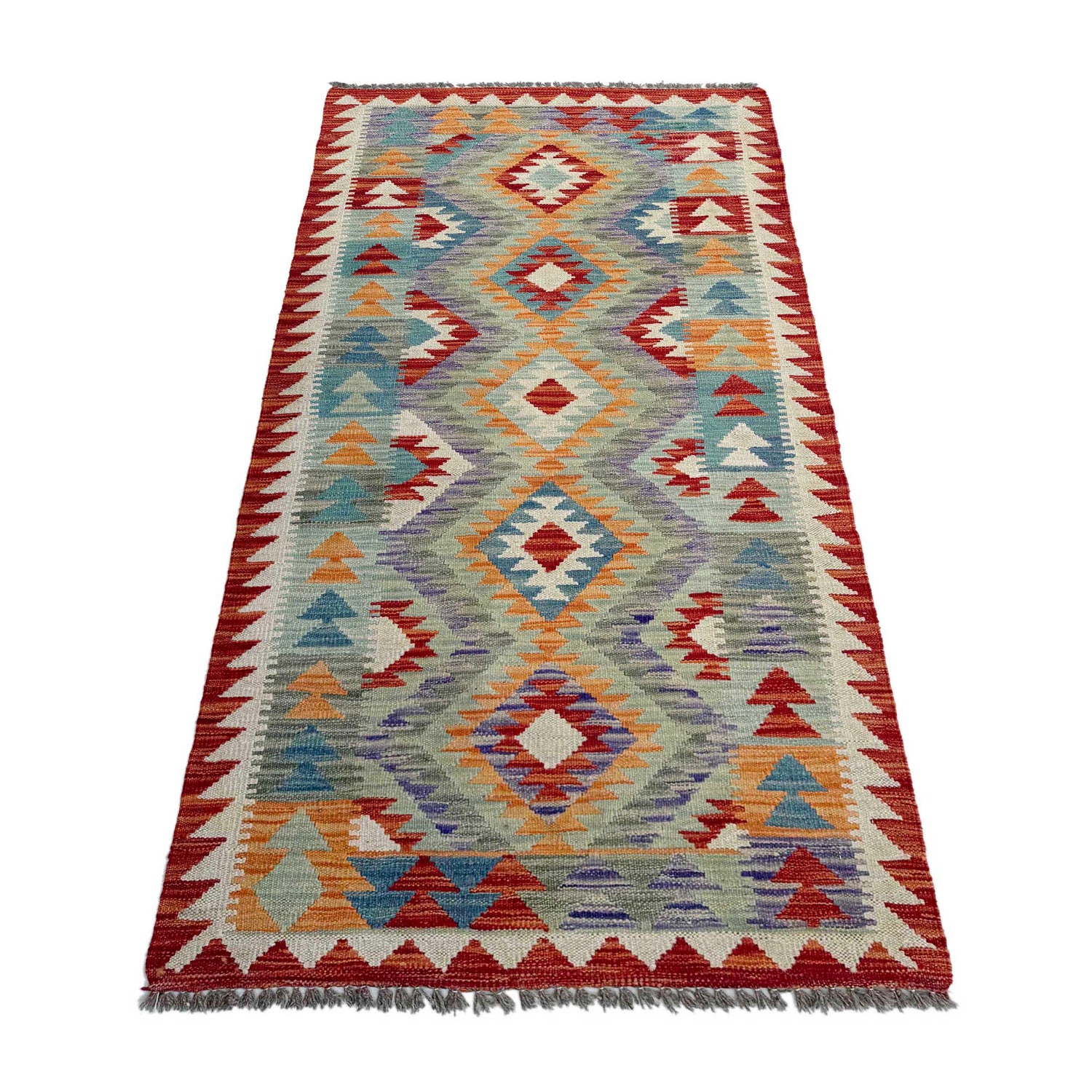 Vegetable Kelim Runner 2' 8" x 6' 3" (ft)- No. P37128