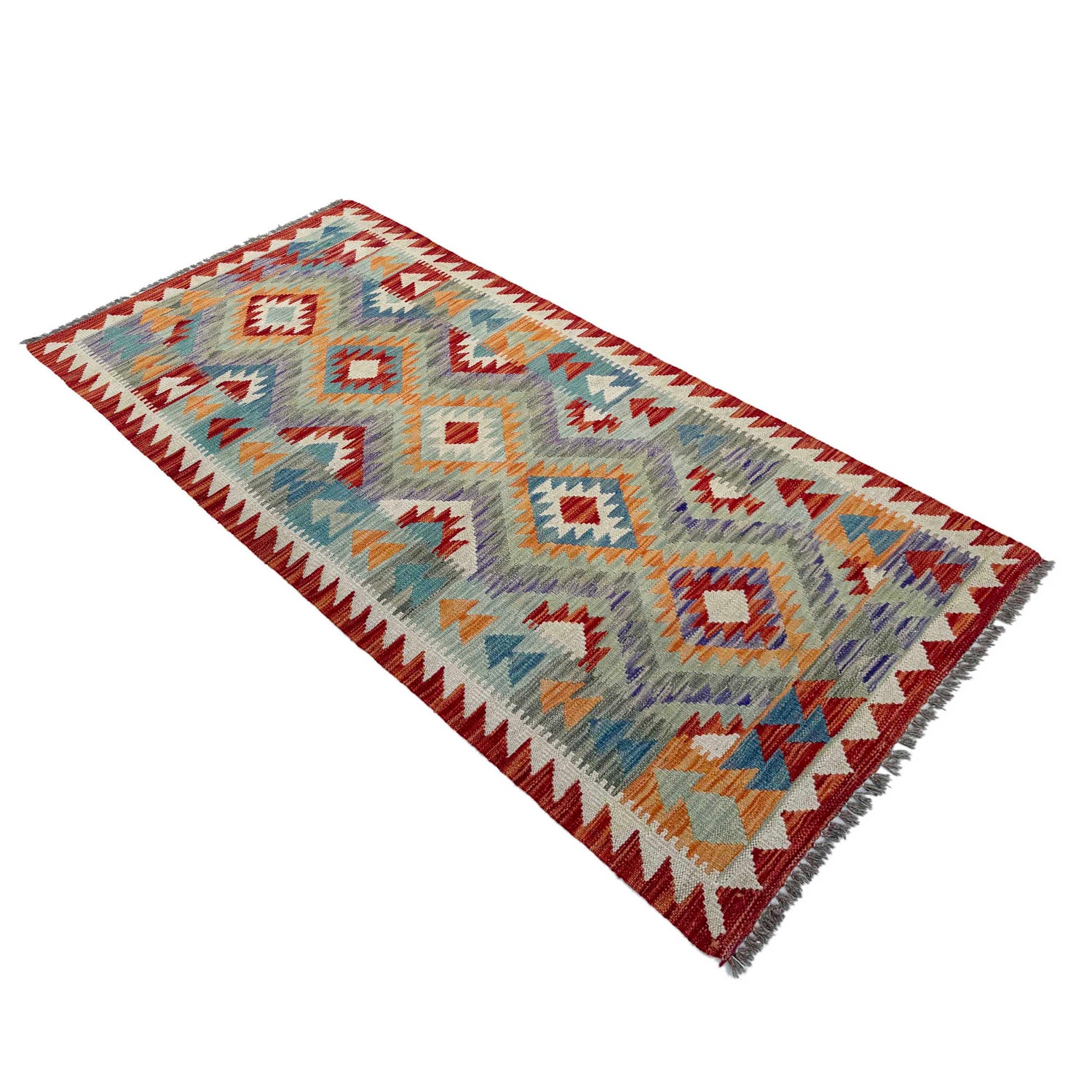 Vegetable Kelim Runner 2' 8" x 6' 3" (ft)- No. P37128