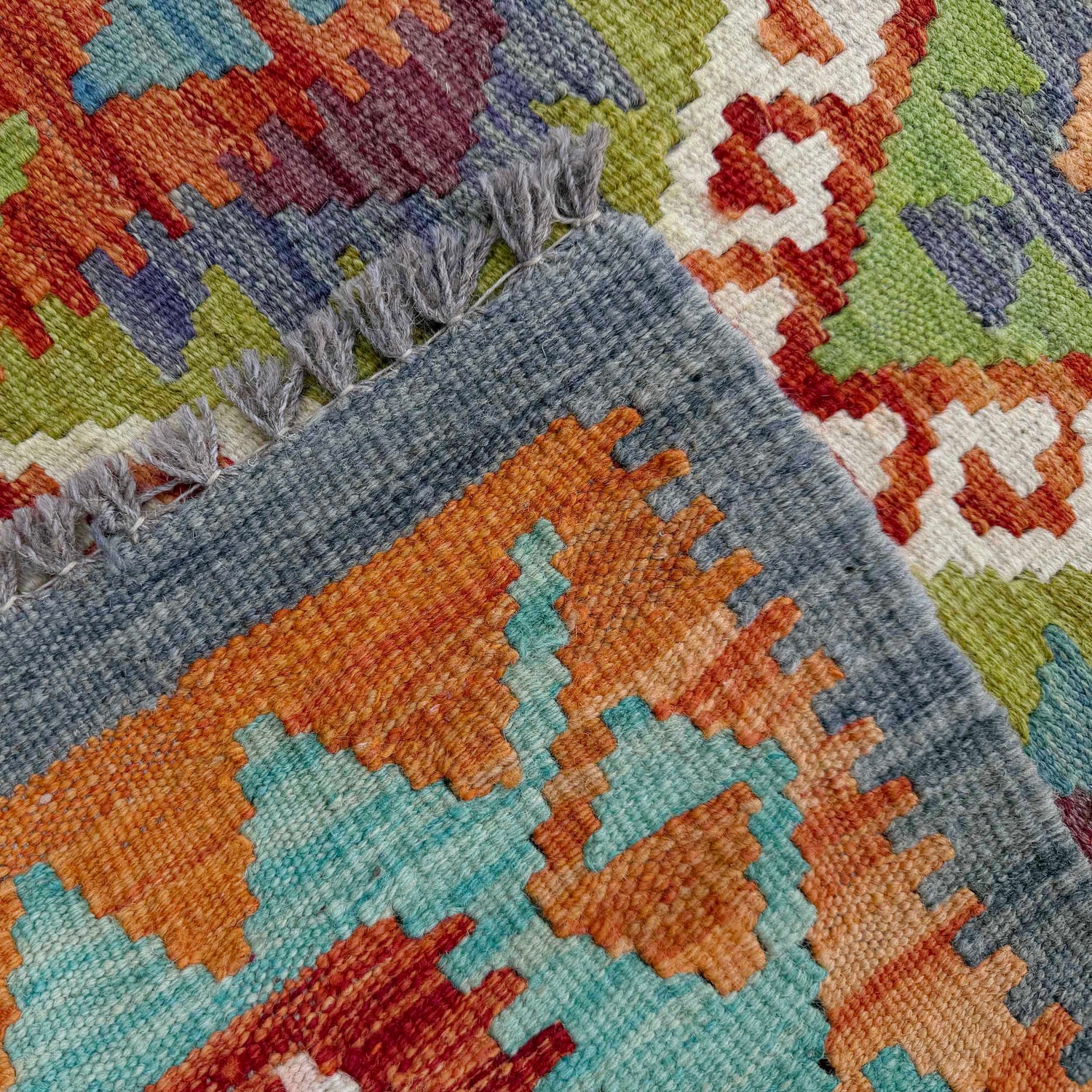 Vegetable Kilim Runner 2' 5" x 6' 7" (ft)- No. P37131