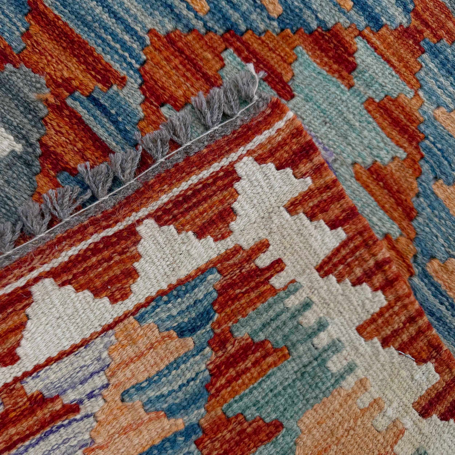 Vegetable Kelim Runner 2' 5" x 6' 5" (ft)- No. P37135