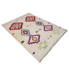 Shape Embroidery Dhurrie 4' 0" x 6' 1" (ft) - No. P37136
