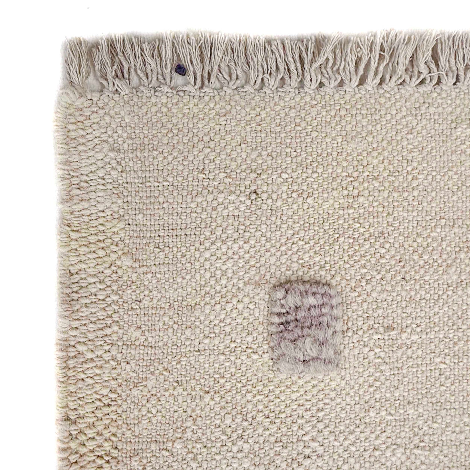 Shape Embroidery Dhurrie 4' 0" x 6' 1" (ft) - No. P37136