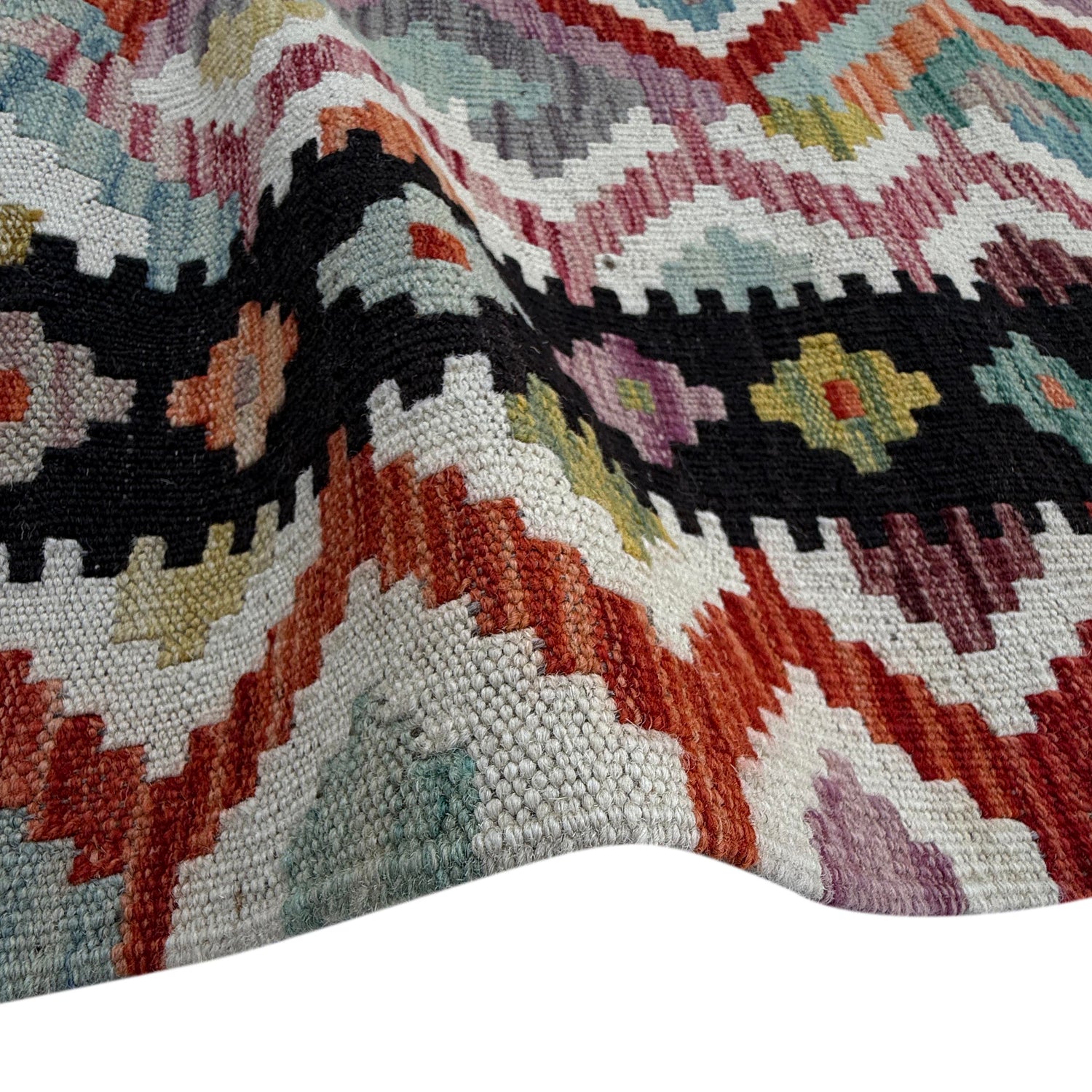 Handmade Vegetable Kelim 8' 5" x 11' 5" (ft) - No. P37143
