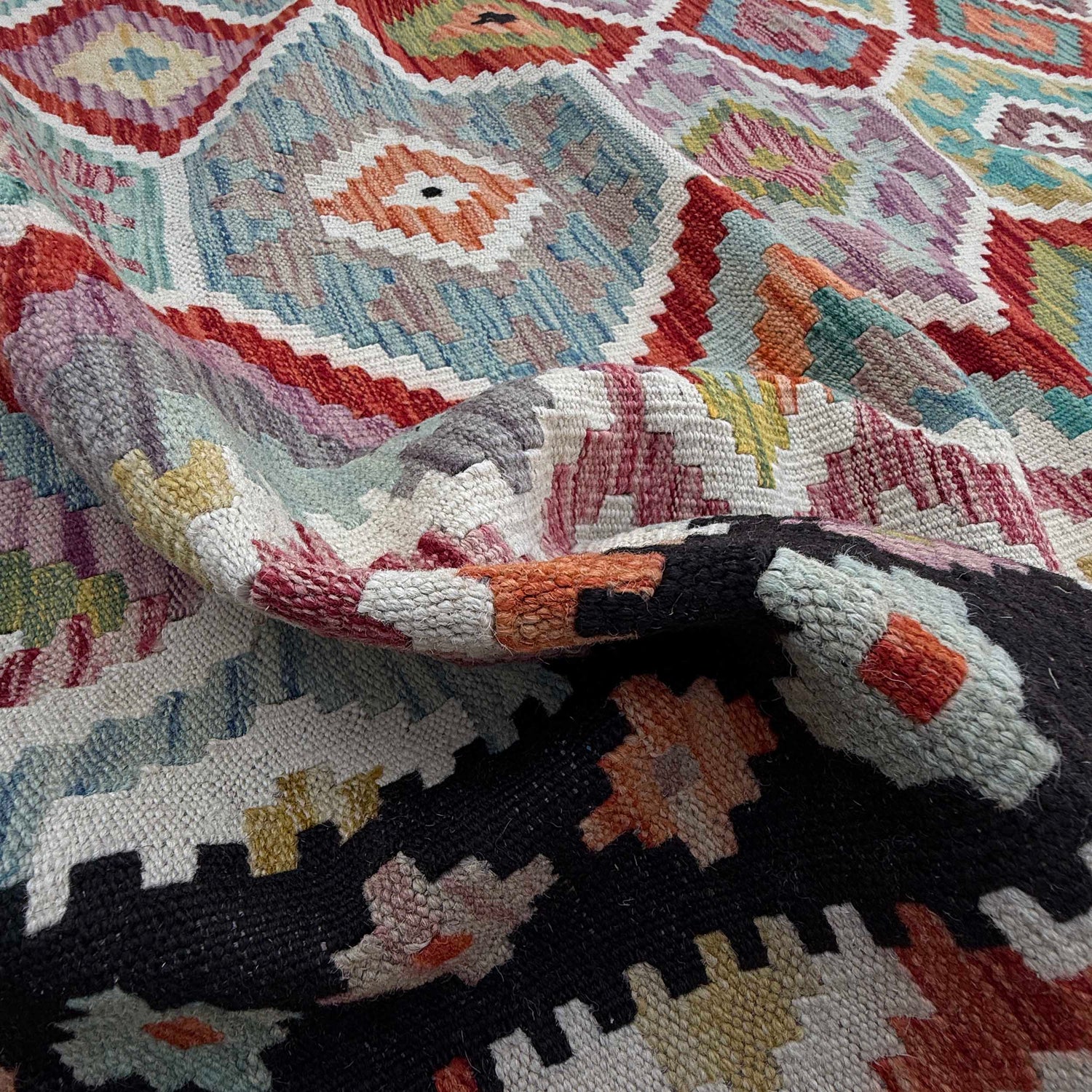 Handmade Vegetable Kelim 8' 5" x 11' 5" (ft) - No. P37143