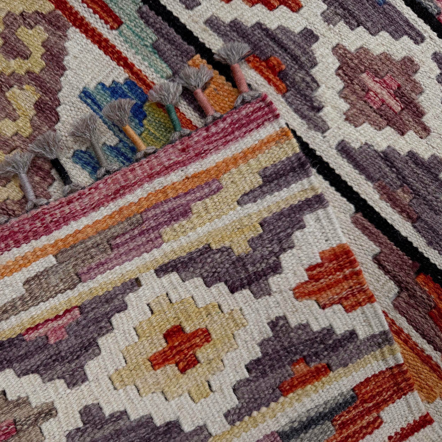 Vegetable Kilim Runner 2' 9" x 8' 1" (ft) - No. P37144