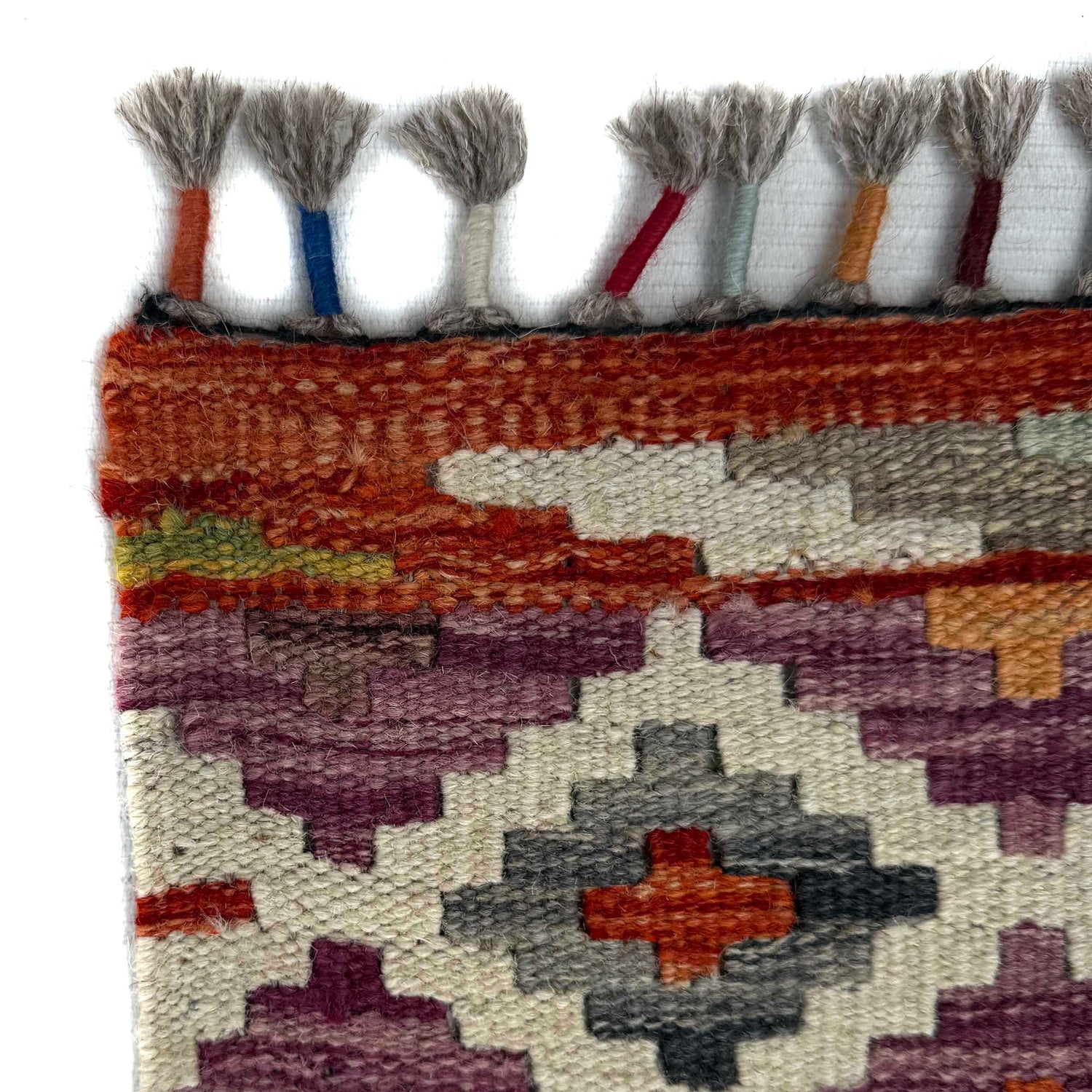 Vegetable Kelim Runner 2' 10" x 8' 1" (ft) - No. P37176