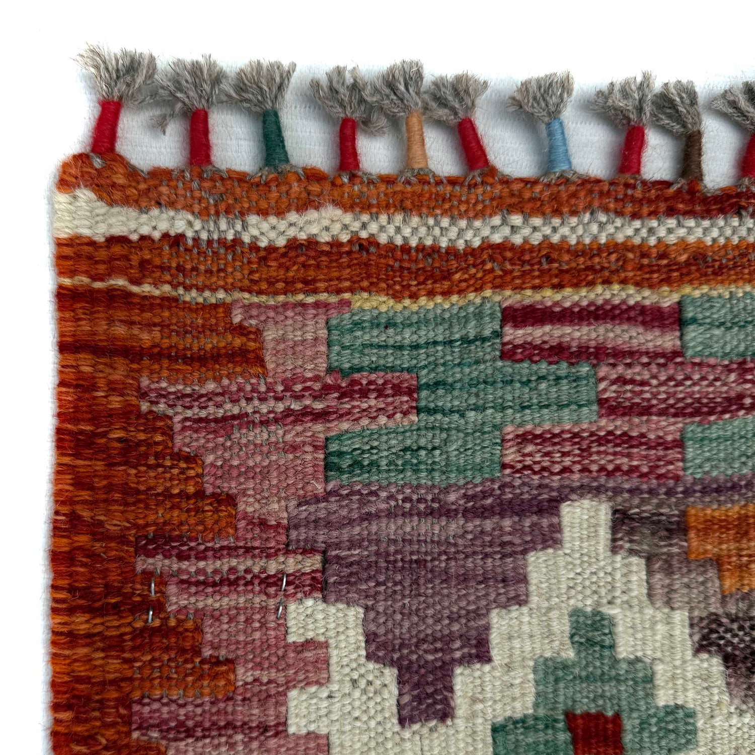 Handmade Vegetable Kilim 5' 0" x 6' 3" (ft) - No. P37179