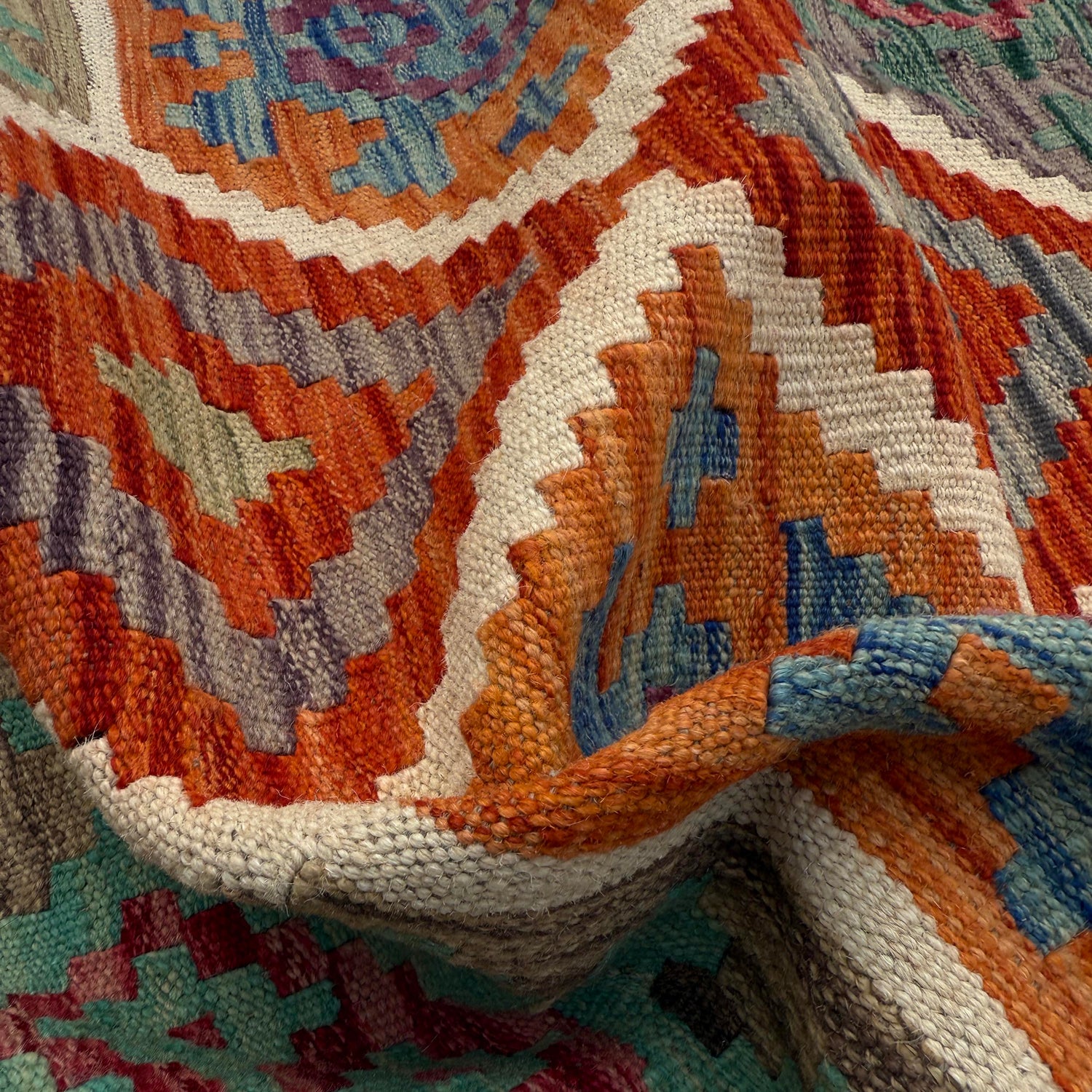 Handmade Vegetable Kilim 8' 4" x 10' 0" (ft) - No. P37180
