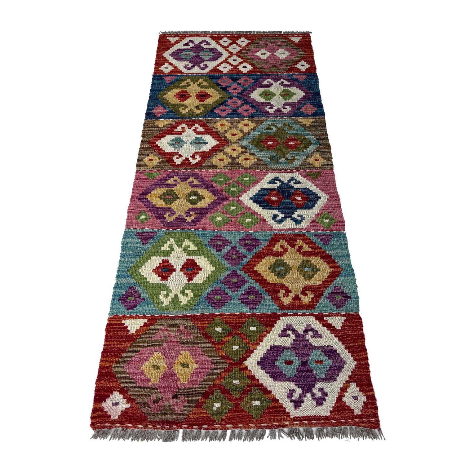 Vegetable Kelim Runner 1' 8" x 4' 10" (ft)- No. P37208