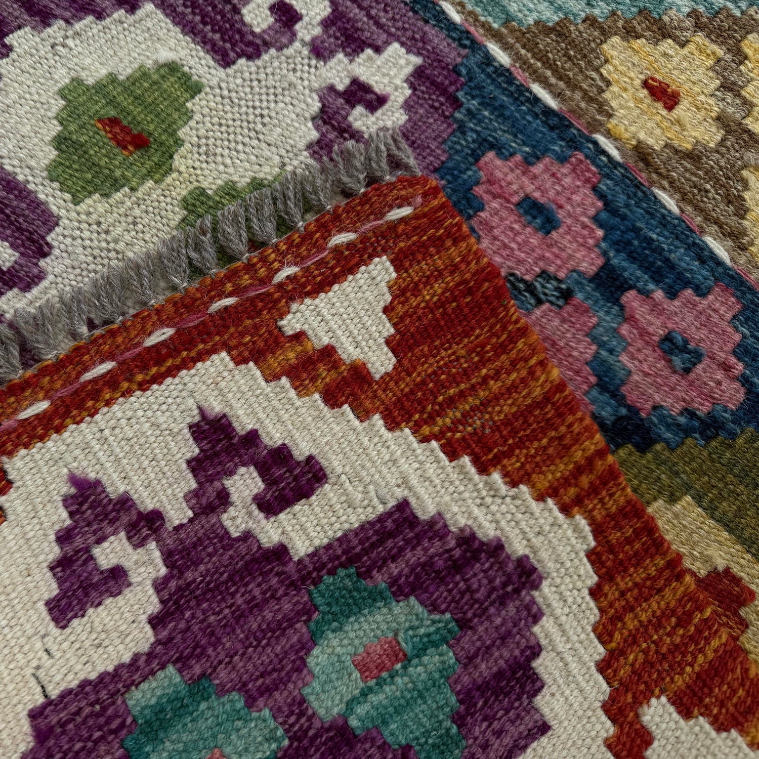 Vegetable Kelim Runner 1' 8" x 4' 10" (ft)- No. P37208