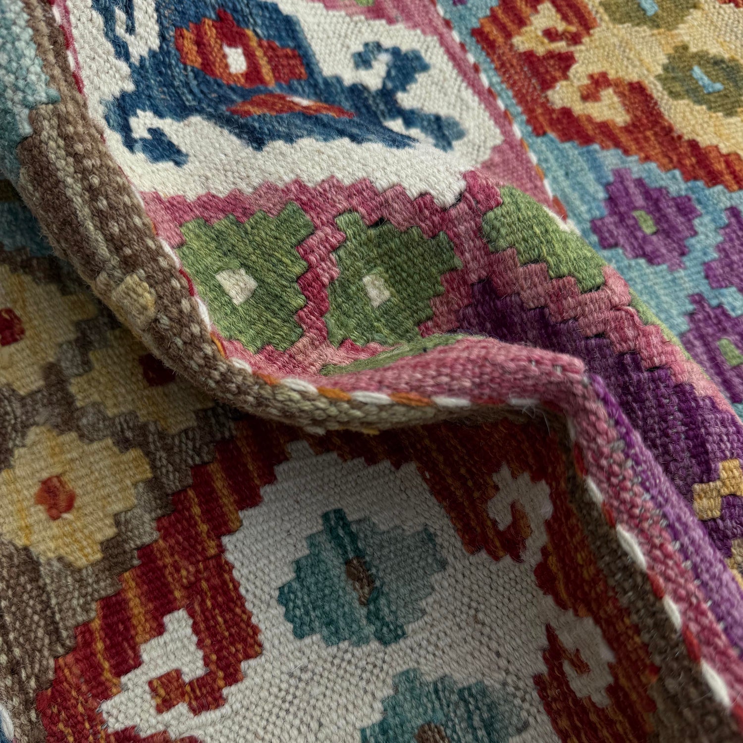 Vegetable Kelim Runner 1' 8" x 4' 10" (ft)- No. P37208