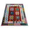 Handmade Vegetable Kilim 6' 7" x 9' 9" (ft) - No. P37215