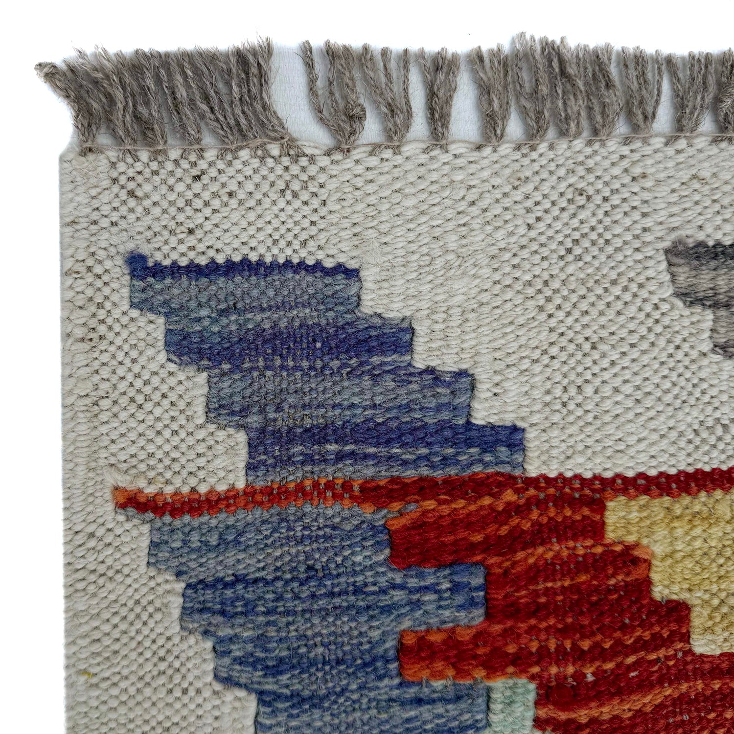 Handmade Vegetable Kelim 5' 0" x 6' 3" (ft) - No. P37227
