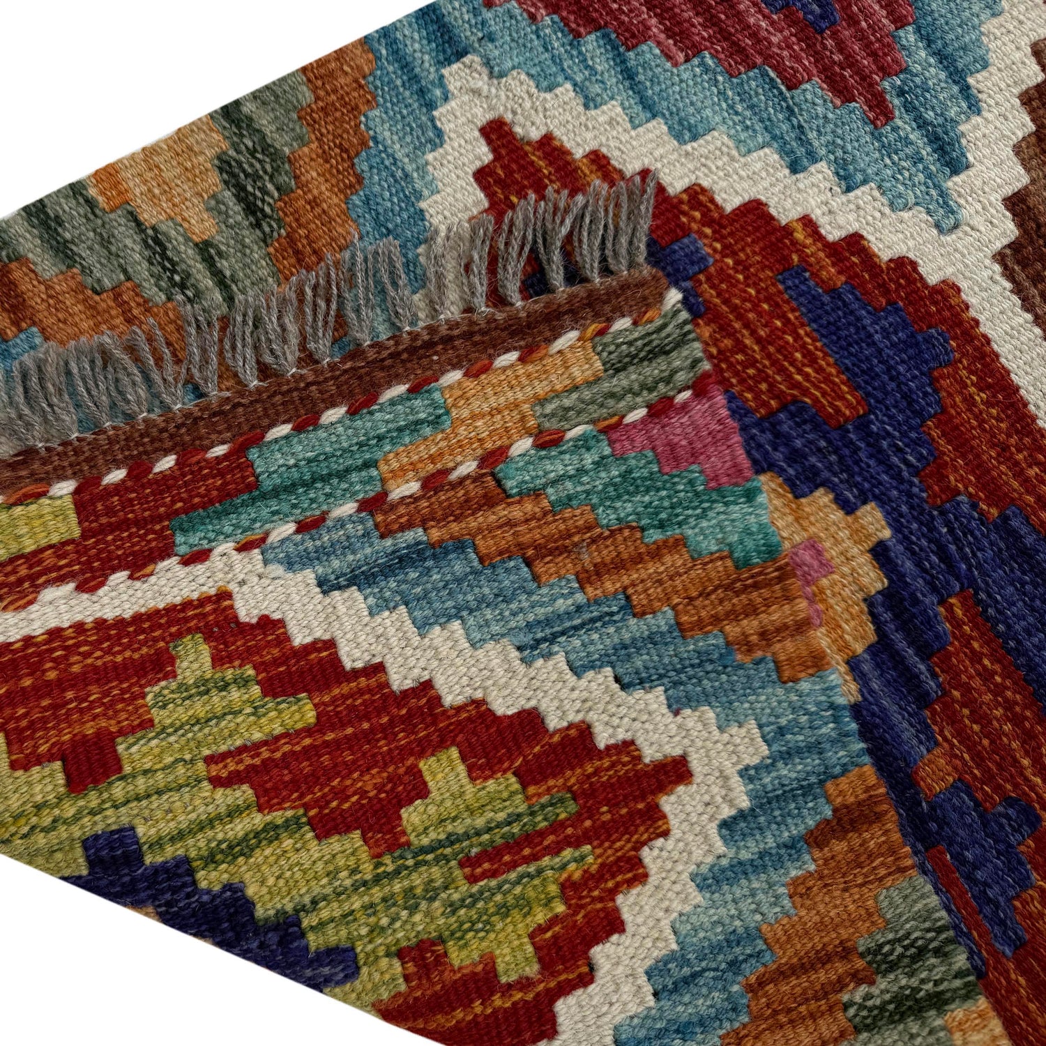 Vegetable Kilim Runner 1' 7" x 5' 2" (ft)- No. P37231