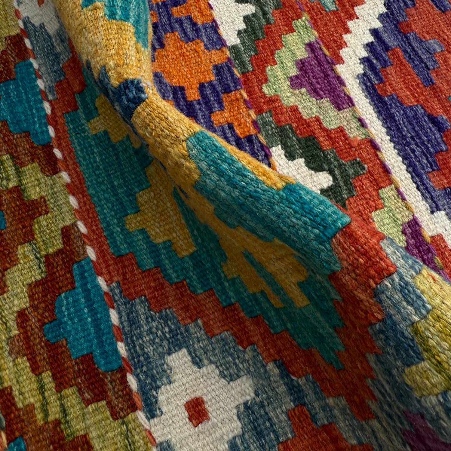 Vegetable Kilim Runner 1' 8" x 4' 9" (ft)- No. P37233