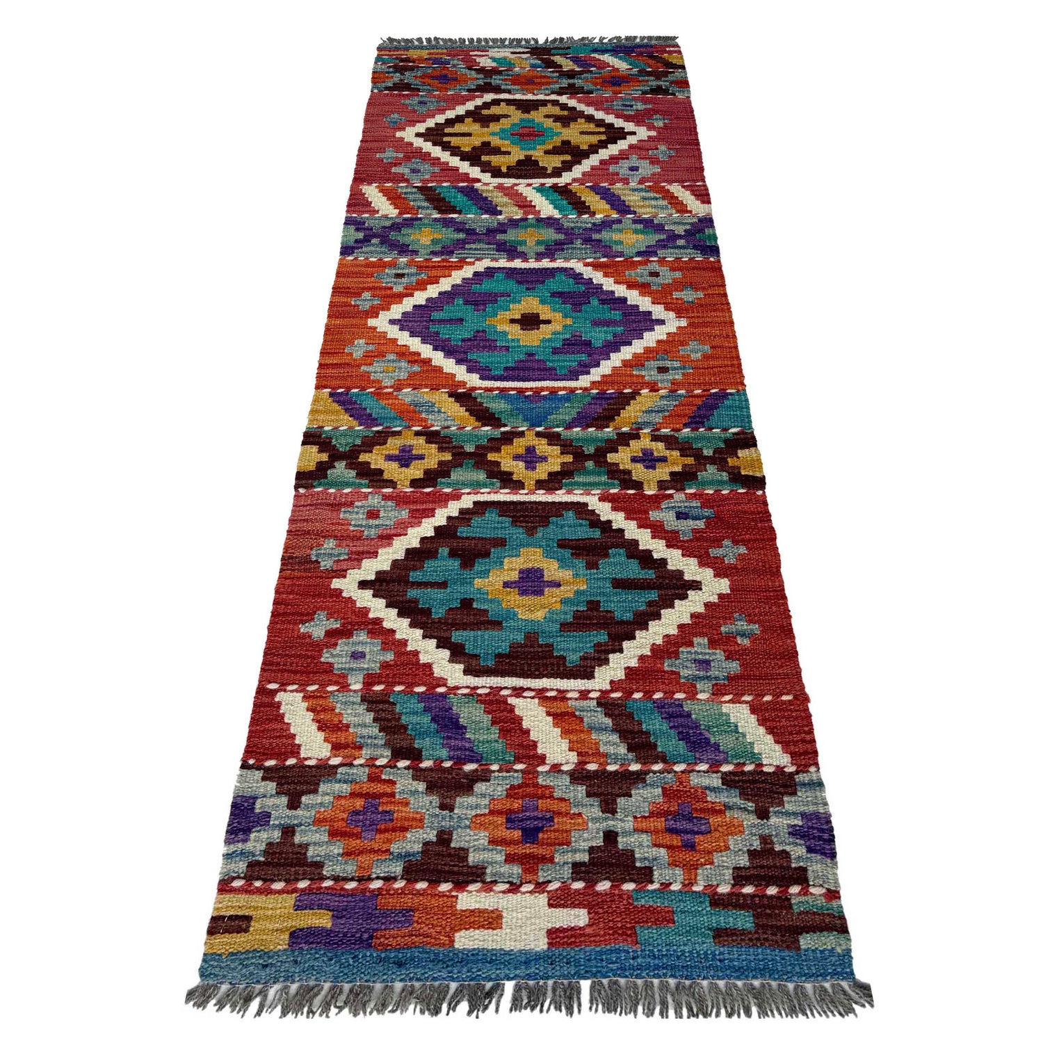 Vegetable Kilim Runner 1' 8" x 5' 1" (ft)- No. P37236