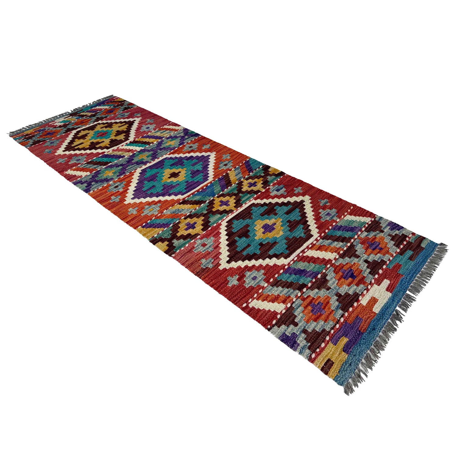 Vegetable Kilim Runner 1' 8" x 5' 1" (ft)- No. P37236