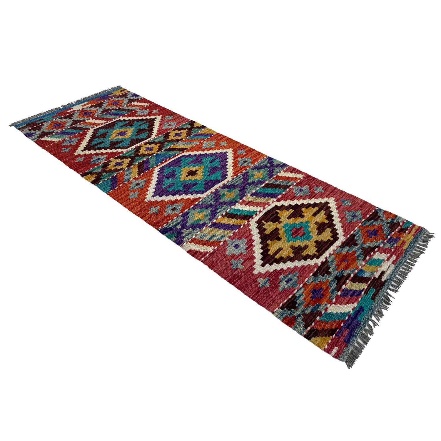 Vegetable Kilim Runner 1' 8" x 5' 1" (ft)- No. P37236