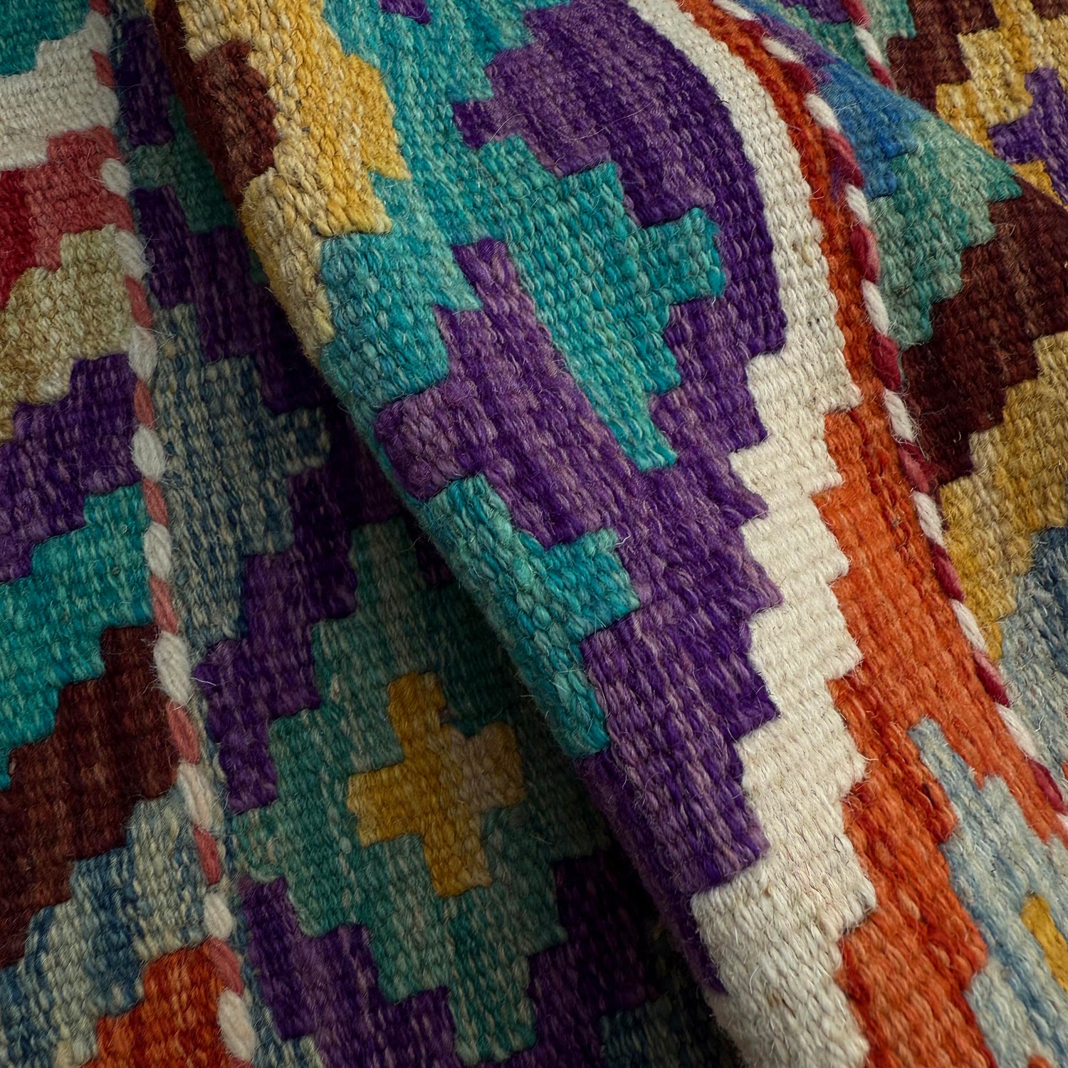 Vegetable Kilim Runner 1' 8" x 5' 1" (ft)- No. P37236