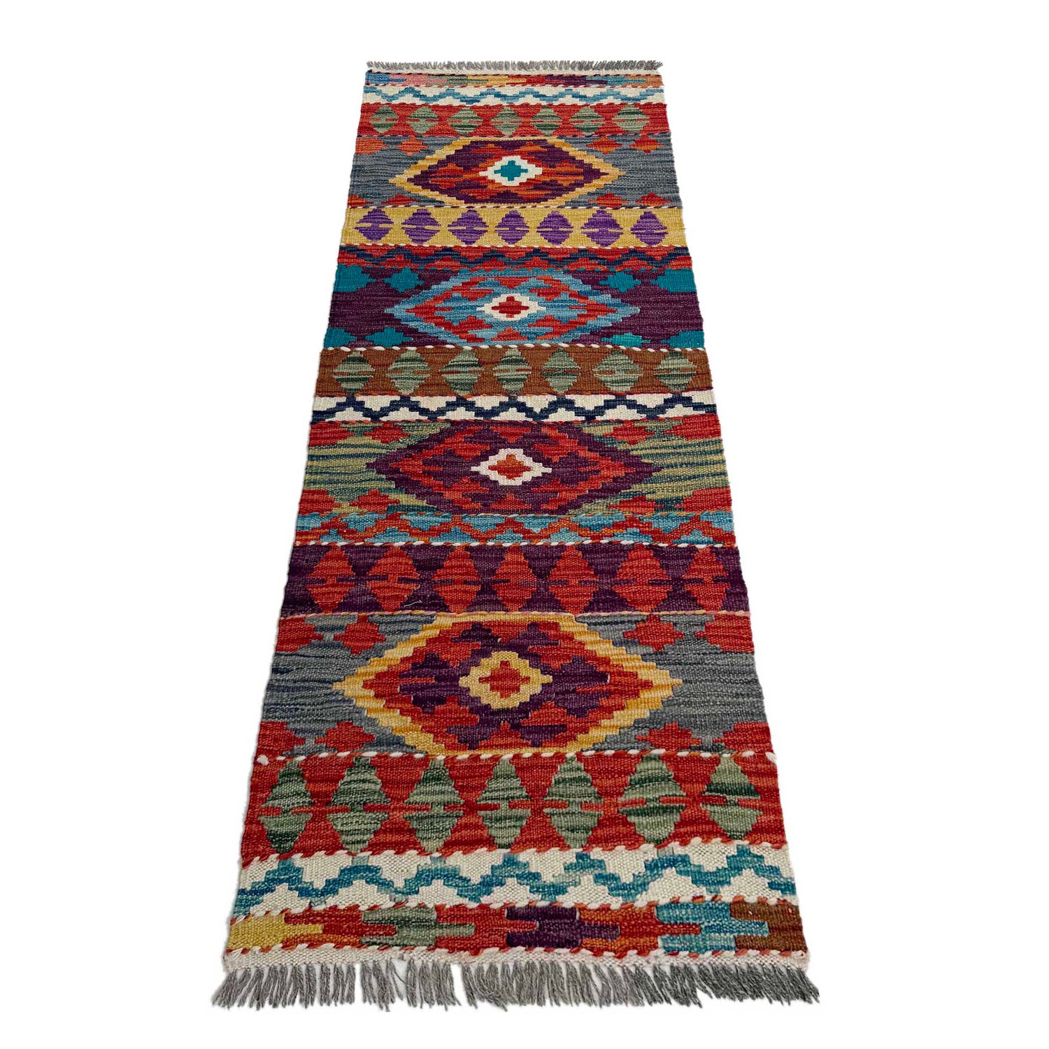 Vegetable Kilim Runner 1' 8" x 5' 1" (ft)- No. P37241