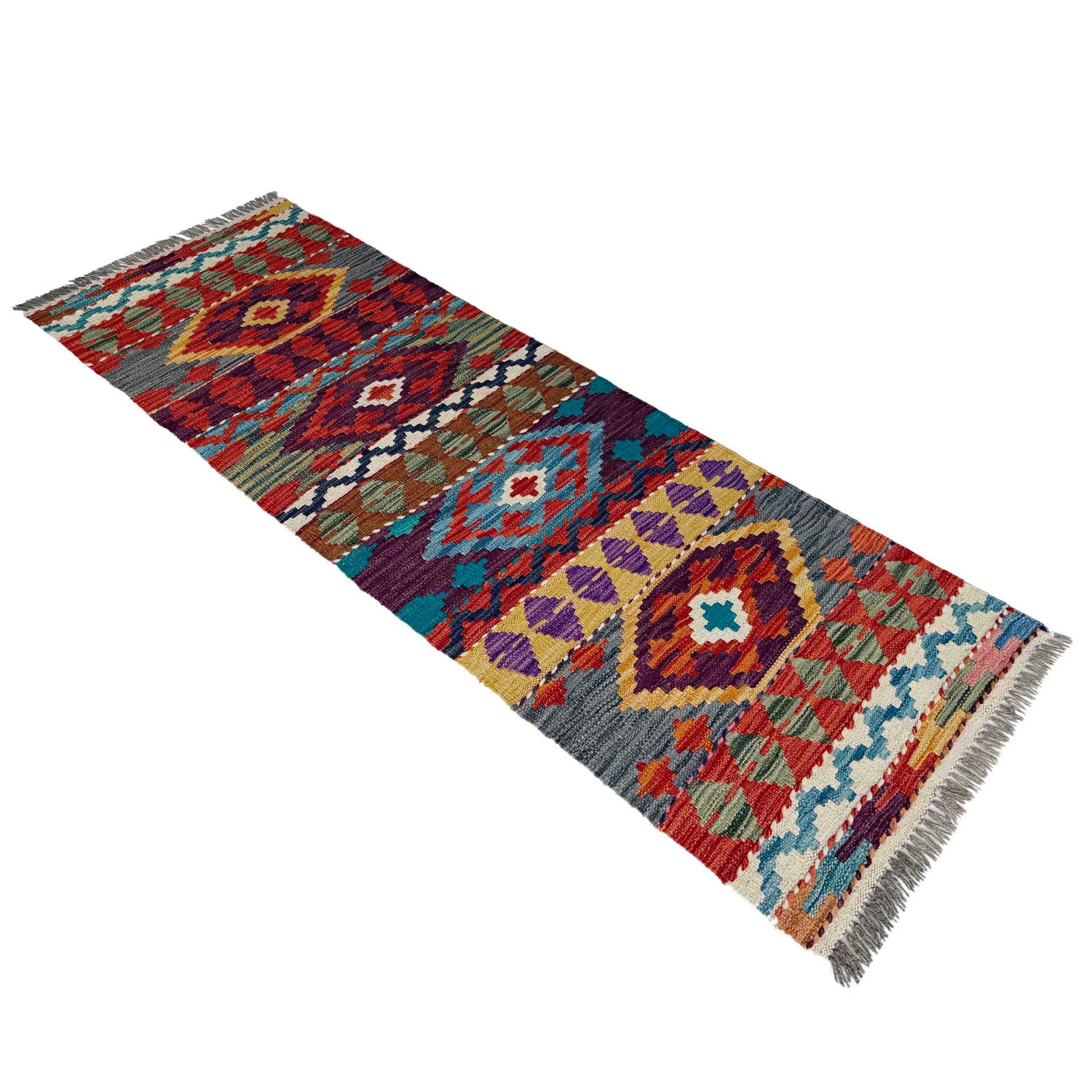 Vegetable Kilim Runner 1' 8" x 5' 1" (ft)- No. P37241