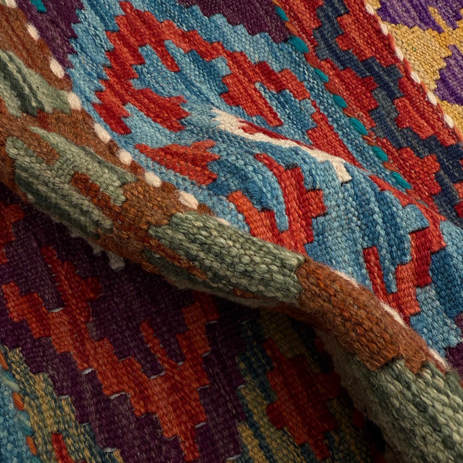 Vegetable Kilim Runner 1' 8" x 5' 1" (ft)- No. P37241
