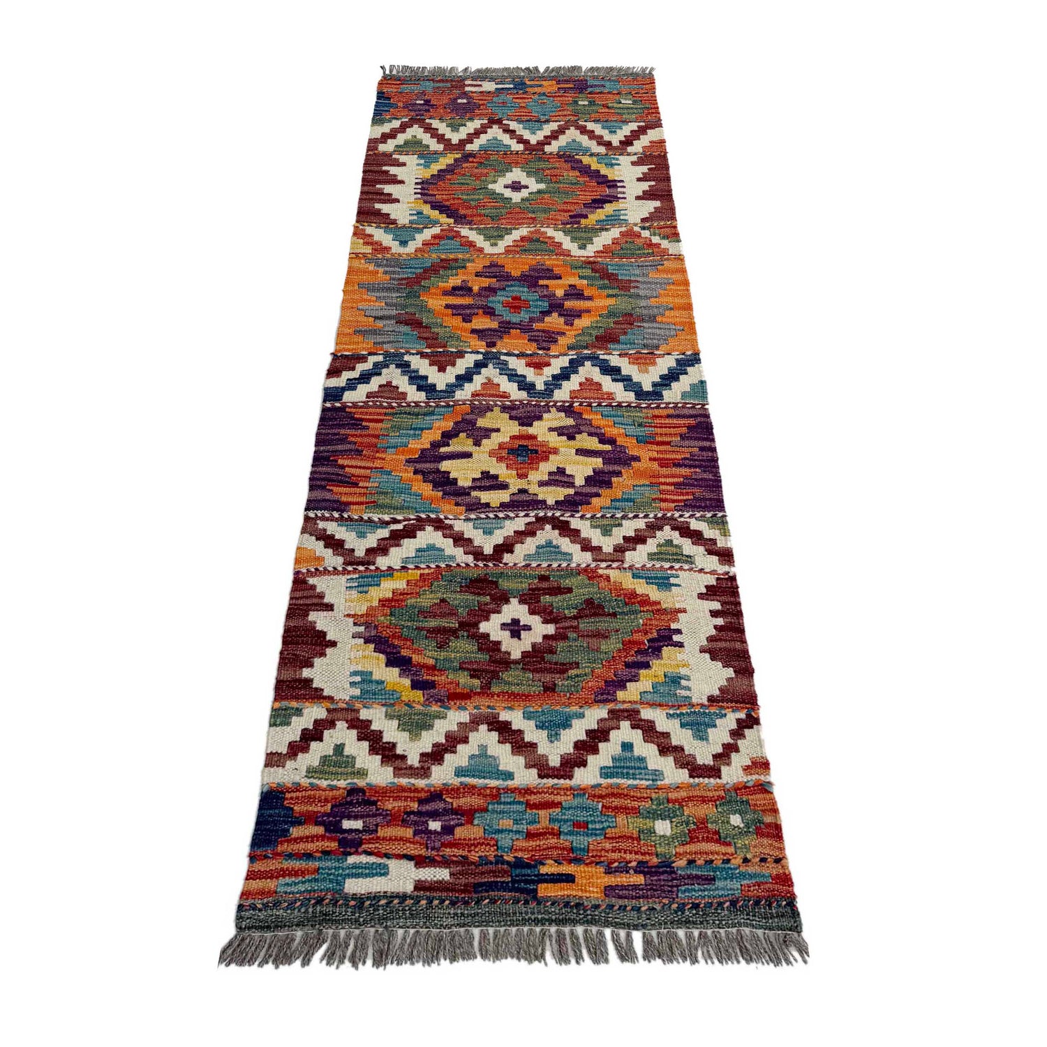 Vegetable Kelim Runner 1' 7" x 4' 11" (ft)- No. P37242